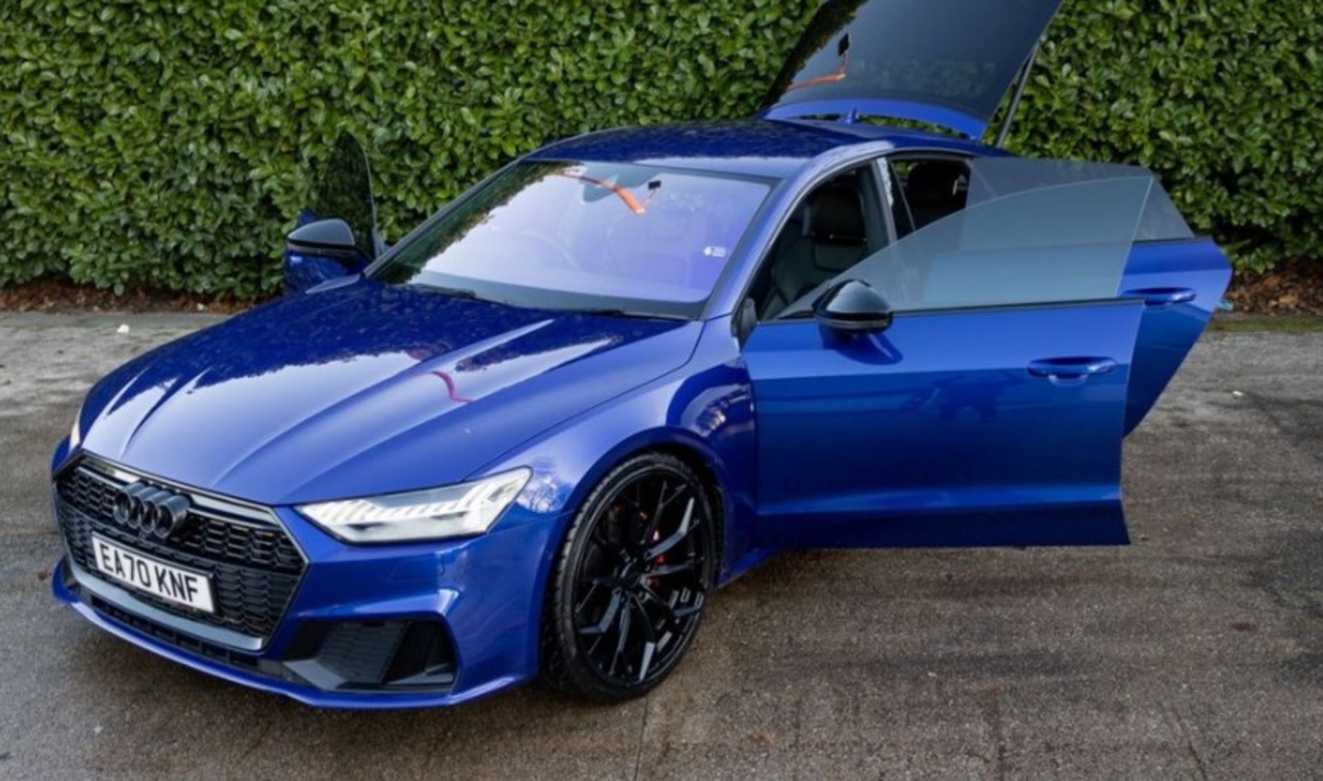 2020 AUDI A7 S-LN BLK ED45 TFSI QUAT S-A BLUE COUPE *NO VAT* - Image 2 of 16