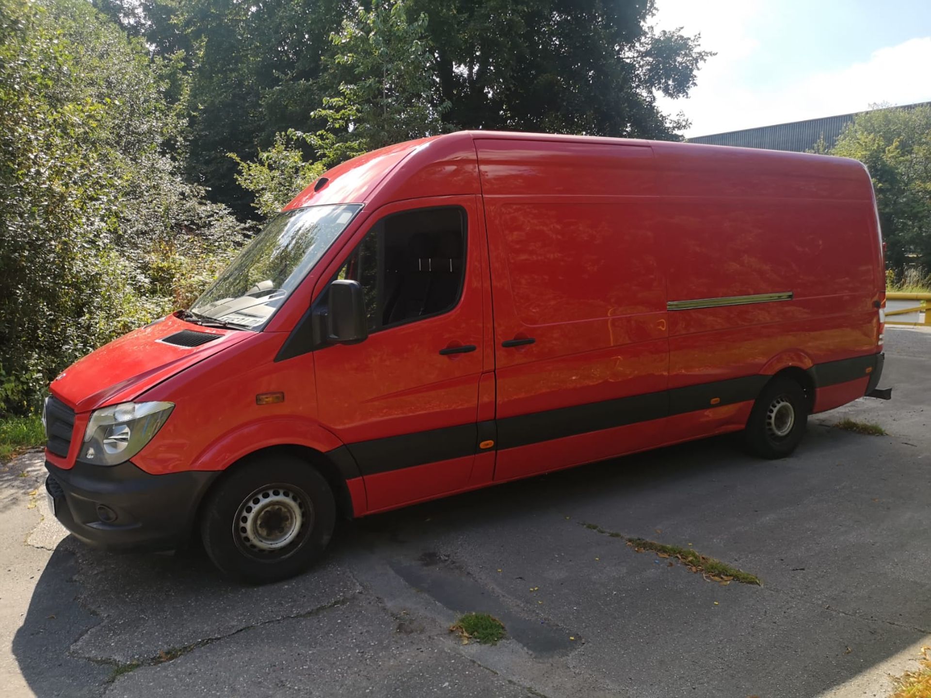 2013 MERCEDES-BENZ SPRINTER 310 CDI RED PANEL VAN *NO VAT* - Image 3 of 14