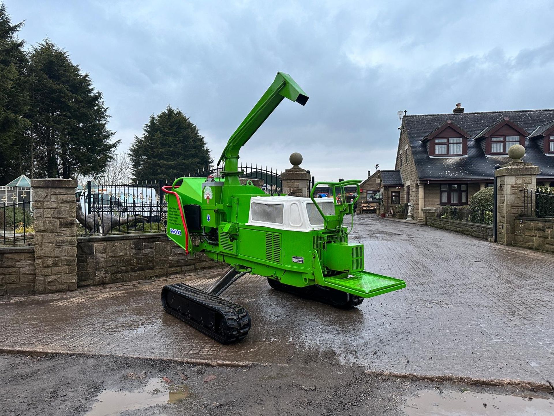 2009 GREENMECH SAFE TRACK STC19-28MT50 11î SLOPE/BANK TRACKED WOOD CHIPPER *PLUS VAT* - Image 5 of 19