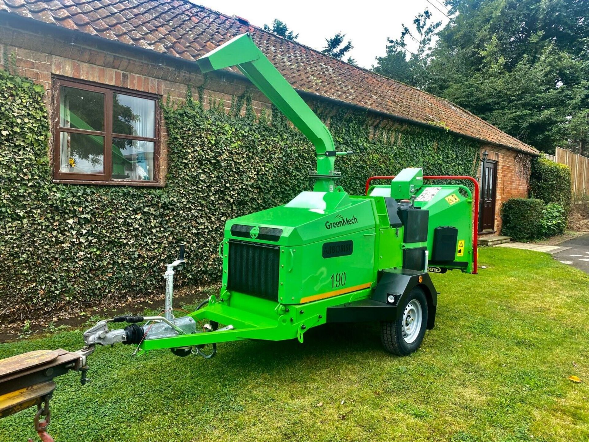 WOODCHIPPER GREENMECH ARBORIST 190,YEAR 2015, 190MM,ONLY 274 HOURS,KUBOTA ENGINE *PLUS VAT* - Image 3 of 9