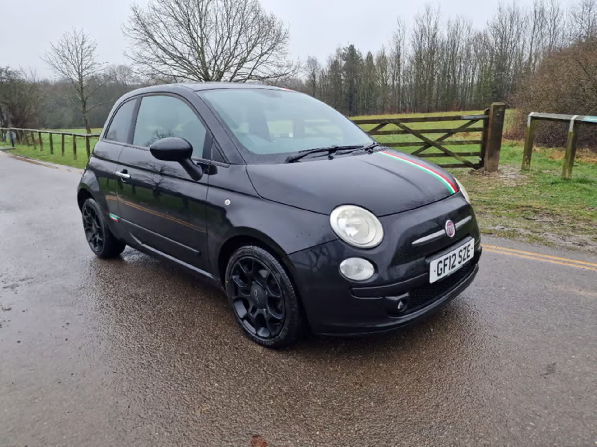 2012 FIAT 500 TWINAIR PLUS S-A BLACK HATCHBACK *NO VAT*