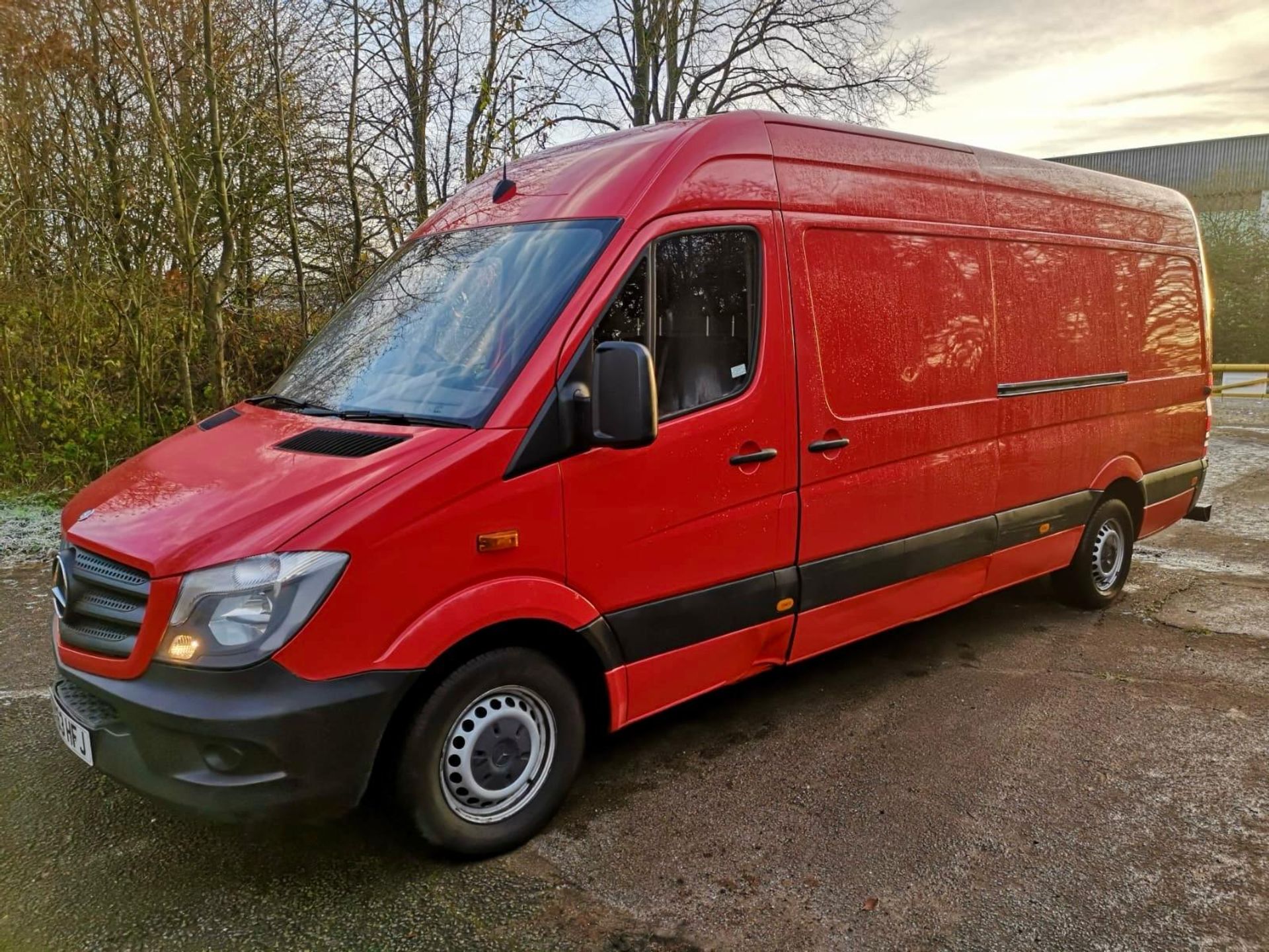 2013 MERCEDES-BENZ SPRINTER 310 CDI RED PANEL VAN *NO VAT* - Image 3 of 11