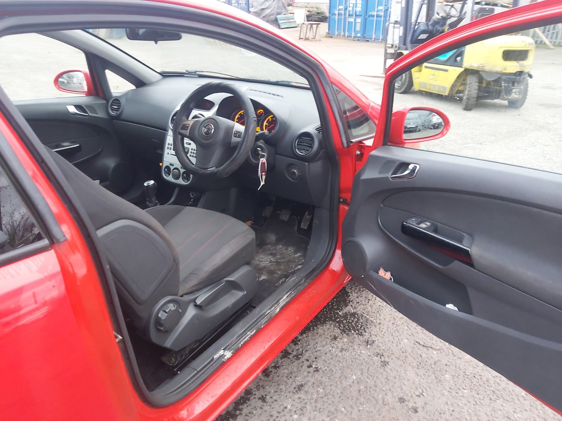 2008/58 REG VAUXHALL CORSA SXI 1.2 PETROL RED HATCHBACK *NO VAT* - Image 8 of 11