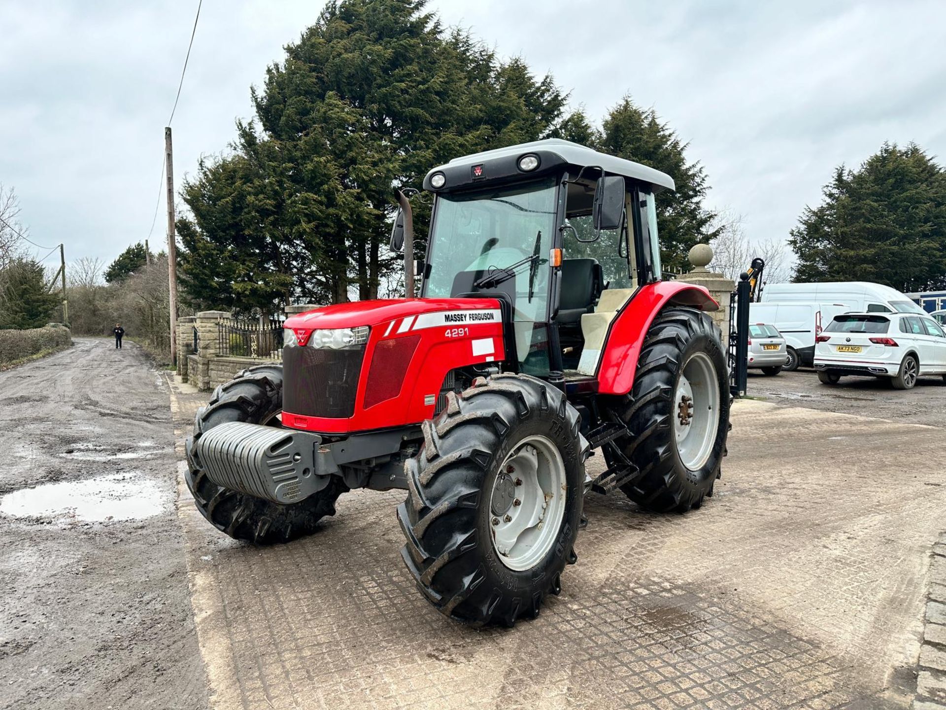 2014 MASSEY FERGUSON 4291 100HP 4WD TRACTOR *PLUS VAT* - Image 5 of 17