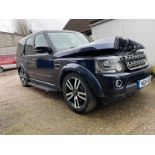 2014 LAND ROVER DISCOVERY XS SDV6 AUTO BLUE CAR DERIVED VAN - NON RUNNER PROJECT WITH PARTS *NO VAT*