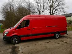 2013 MERCEDES-BENZ SPRINTER 313 CDI RED PANEL VAN *NO VAT*