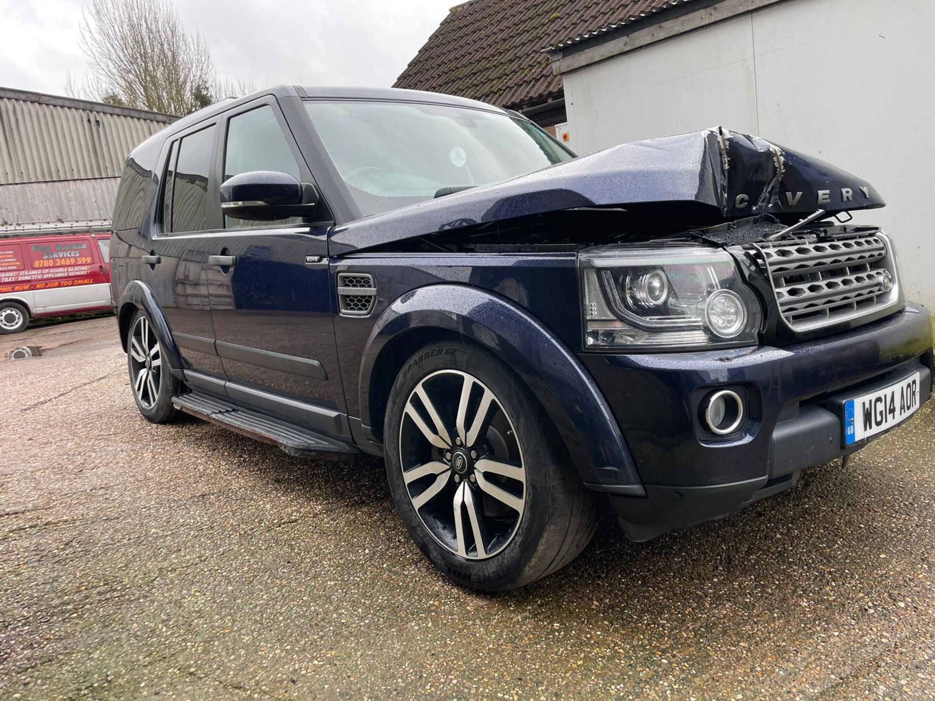 2014 LAND ROVER DISCOVERY XS SDV6 AUTO BLUE CAR DERIVED VAN - NON RUNNER PROJECT WITH PARTS *NO VAT* - Image 12 of 13