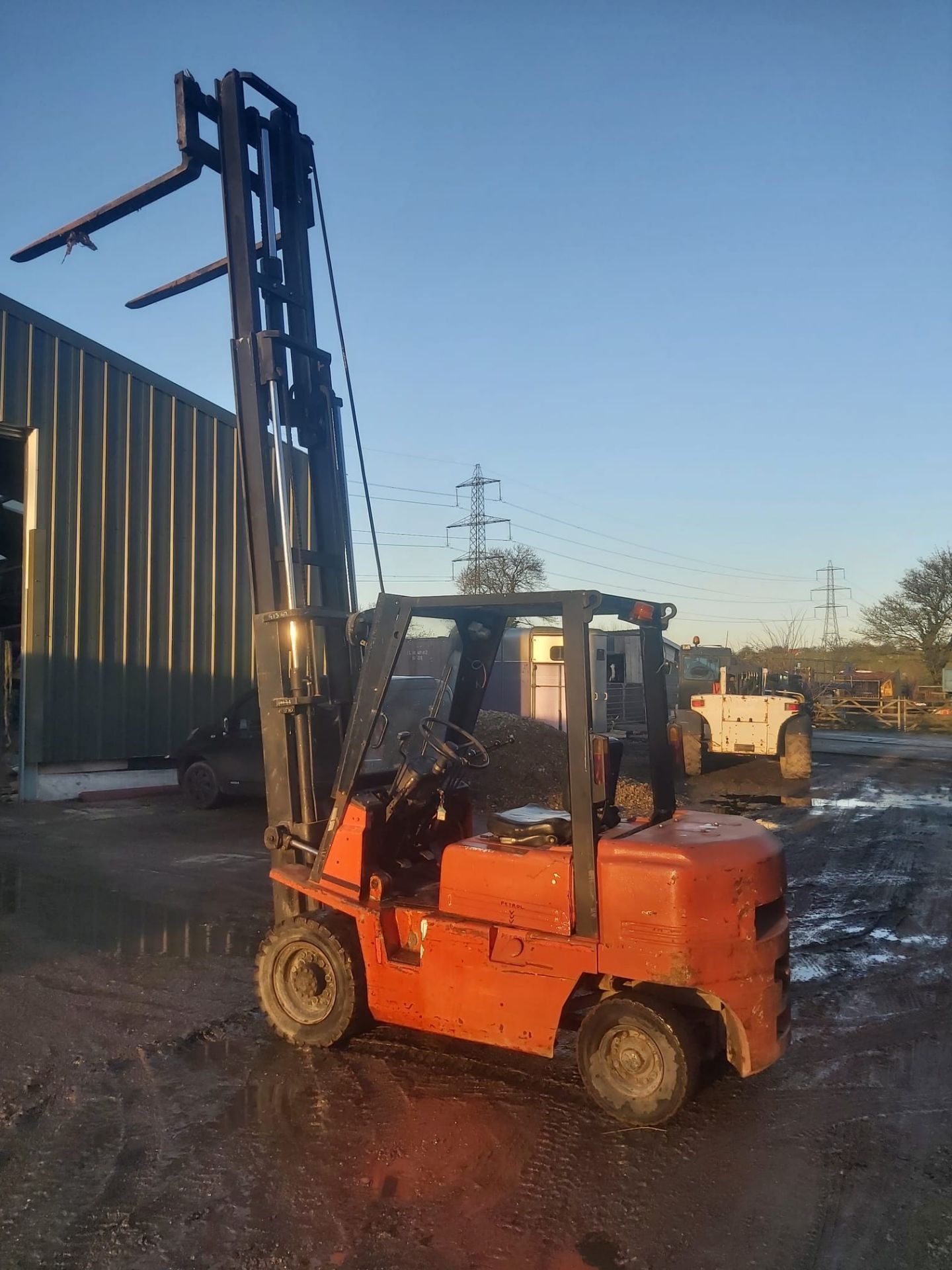 1994 Mitsubishi/ Puma FG25/2 2.5 ton Forklift with Very High Lift *NO VAT* - Image 7 of 13