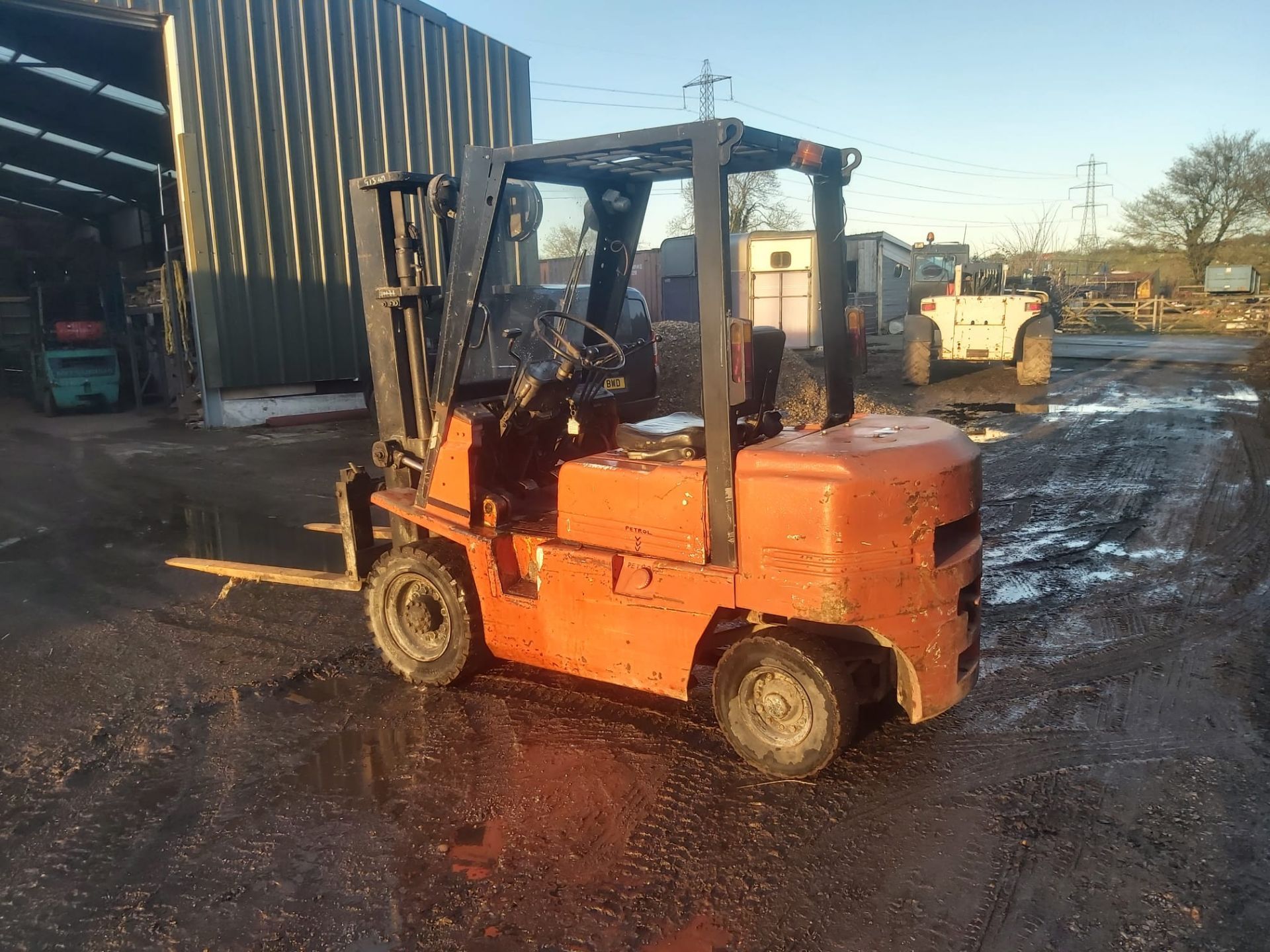 1994 Mitsubishi/ Puma FG25/2 2.5 ton Forklift with Very High Lift *NO VAT* - Image 3 of 13