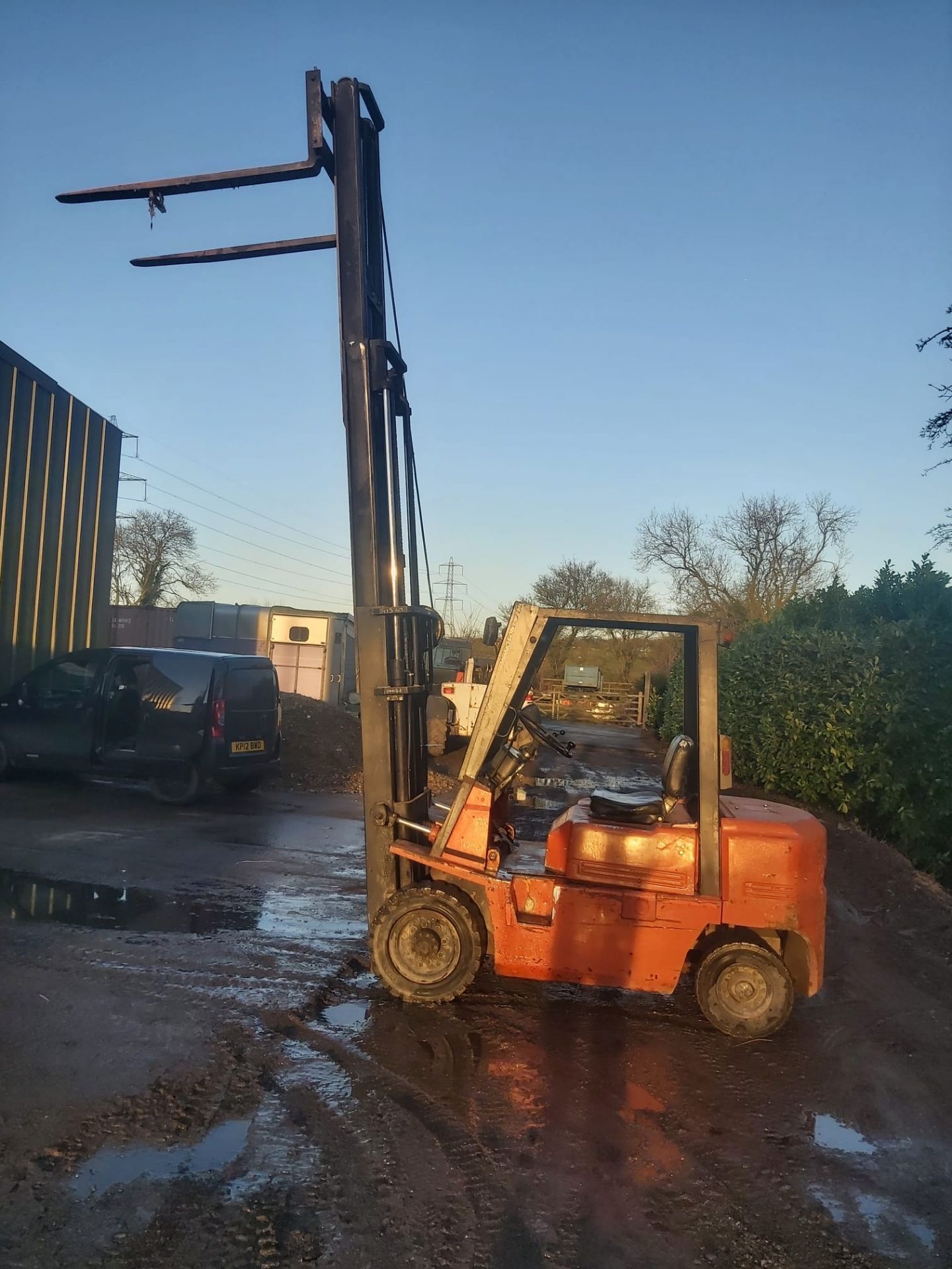 1994 Mitsubishi/ Puma FG25/2 2.5 ton Forklift with Very High Lift *NO VAT* - Image 8 of 13