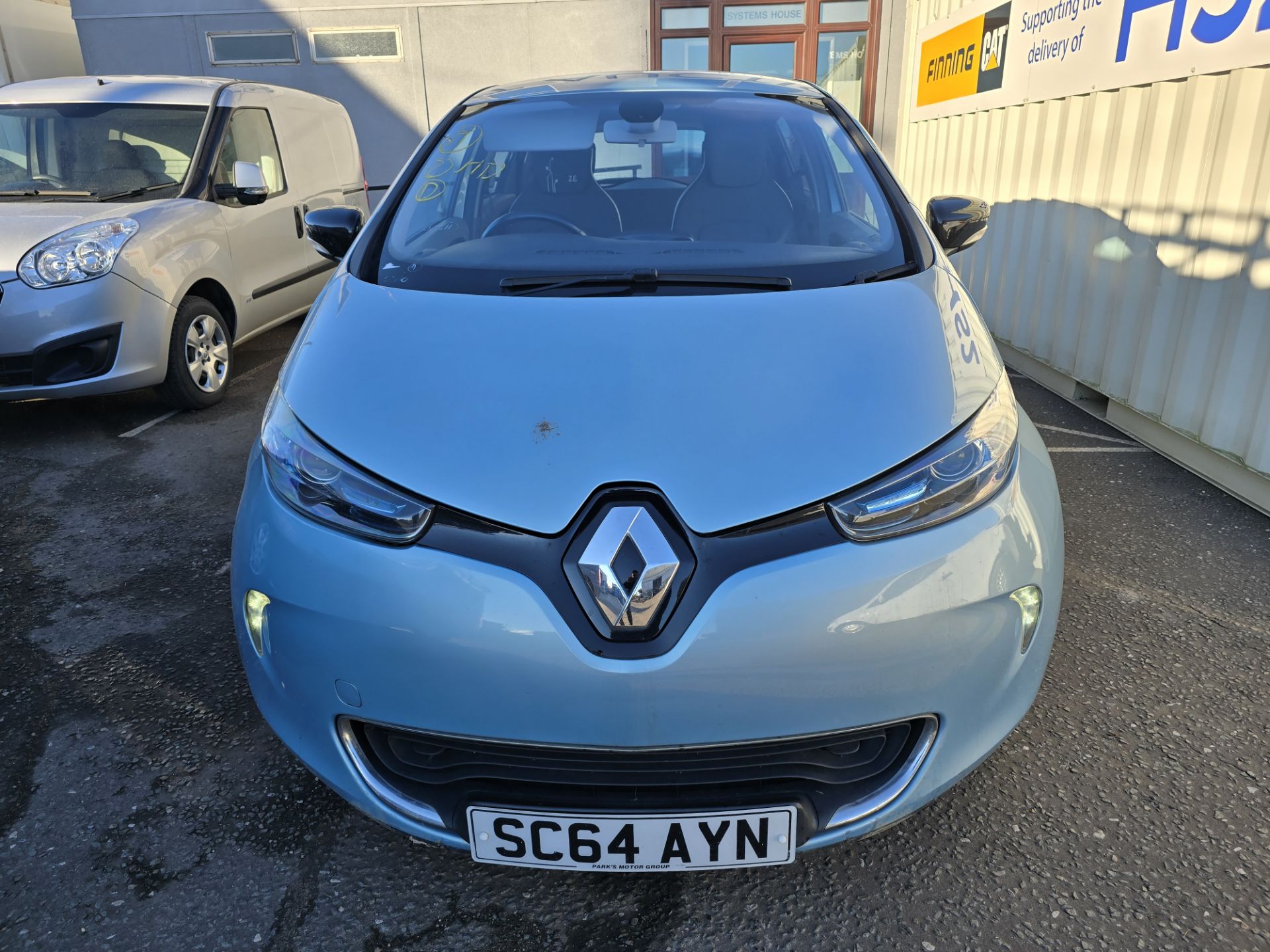 2014/64 REG RENAULT ZOE DYNAMIQUE INTENSE AUTOMATIC ELECTRIC BLUE HATCHBACK *NO VAT* - Image 2 of 13