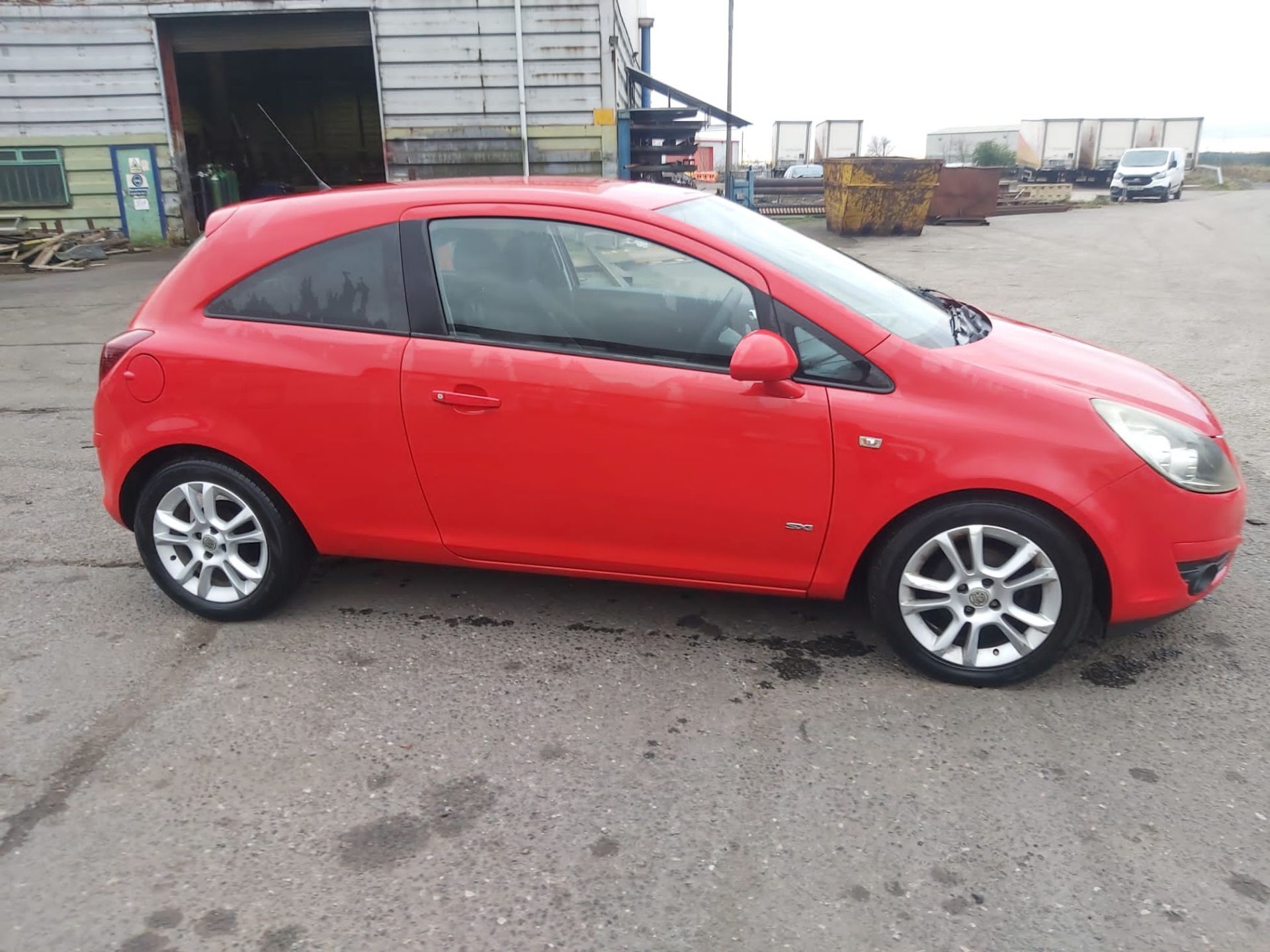 2008/58 REG VAUXHALL CORSA SXI 1.2 PETROL RED HATCHBACK *NO VAT* - Image 3 of 11