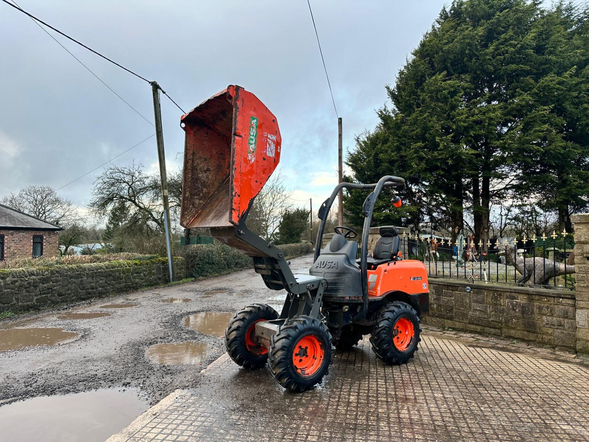 2017 AUSA D120AHA 1.2 TON HIGH TIP DUMPER *PLUS VAT* - Image 3 of 13