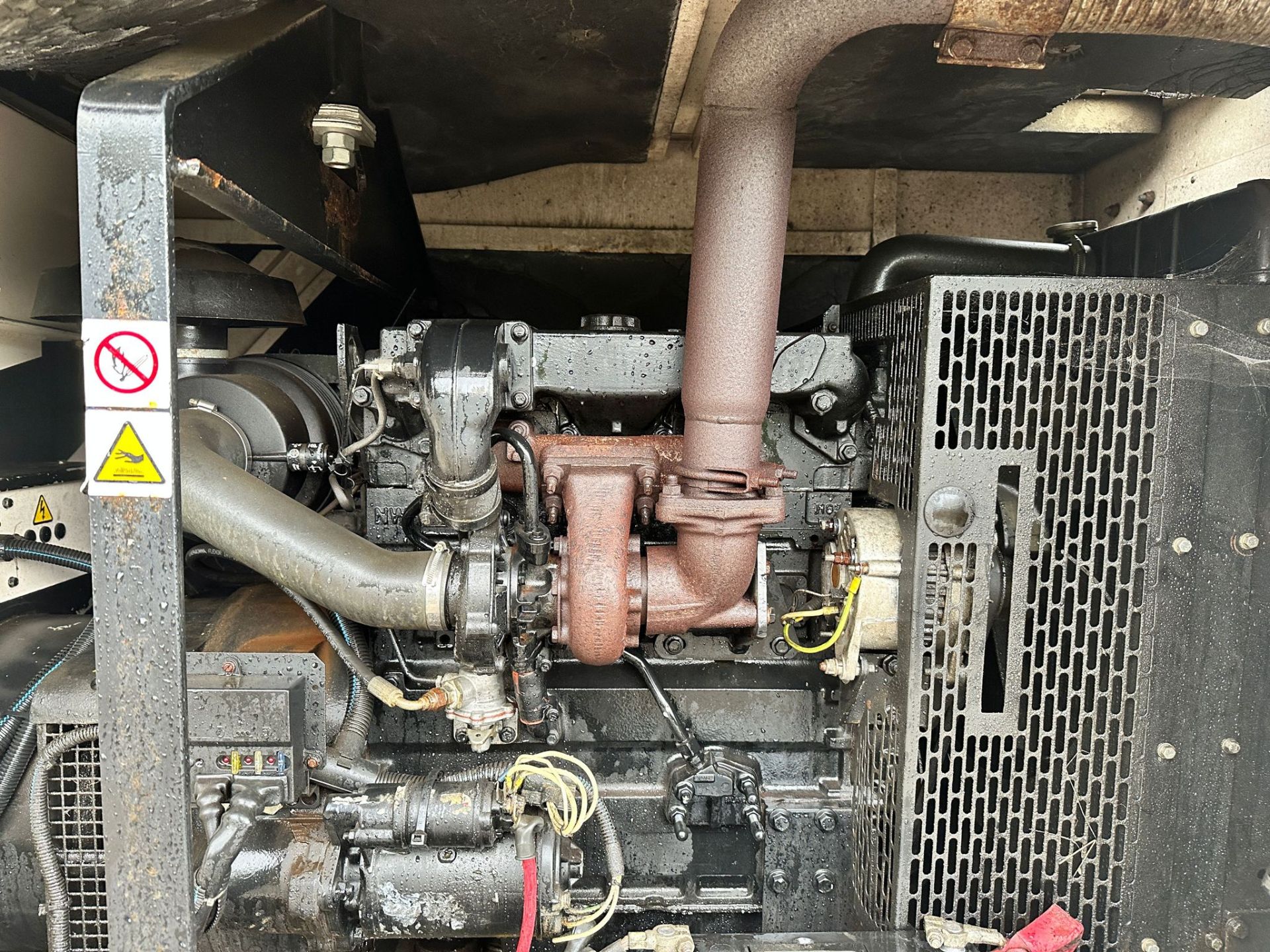 F.G.WILSON P75P1 75KVA DIESEL TWIN AXLE TOWBEHIND GENERATOR *PLUS VAT* - Image 16 of 16