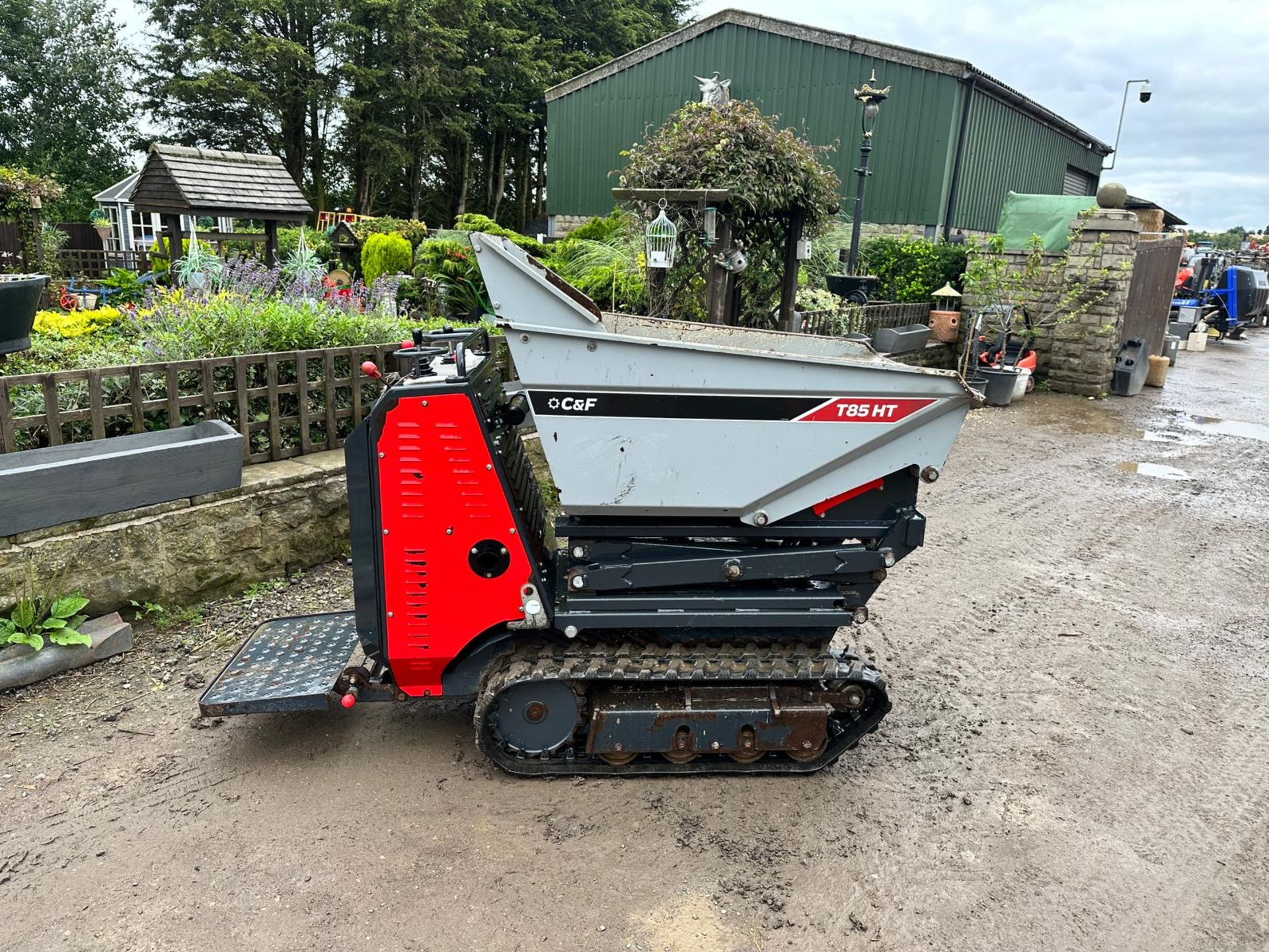 2021 C&F T85HF 850KG DIESEL HIGH TIP TRACKED DUMPER *PLUS VAT* - Image 4 of 14