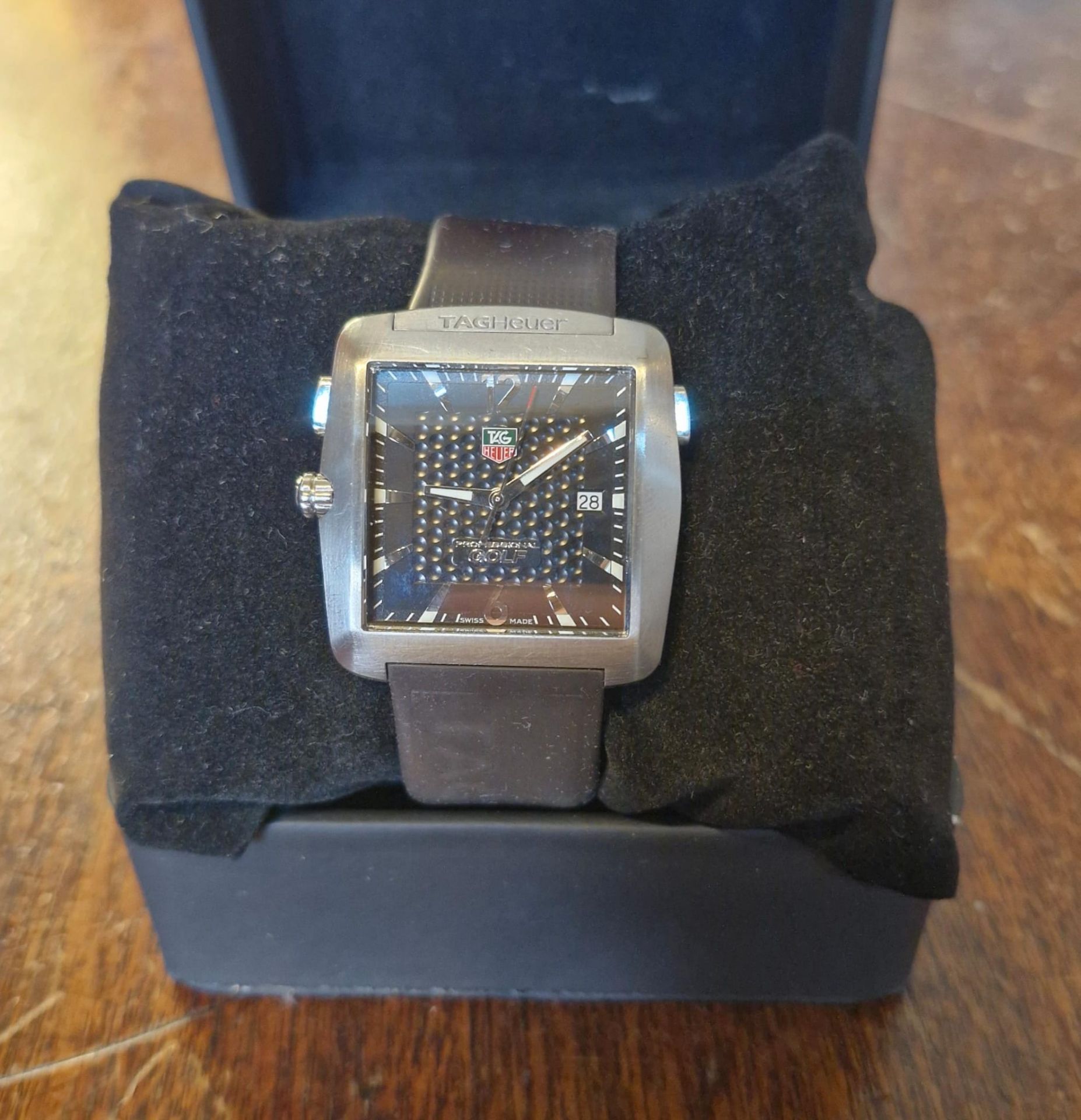 TAG HEUER GOLF TIGER WOODS LIMITED EDITION MENS WATCH, BOXED.NO VAT