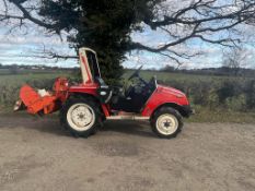 HINOMOTO JT1 4WD COMPACT TRACTOR WITH 4FT ROTAVATOR *PLUS VAT*