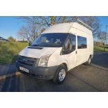 2008 FORD TRANSIT 100 T350L RWD WHITE PANEL VAN - PARTIAL CAMPER CONVERSION *NO VAT*