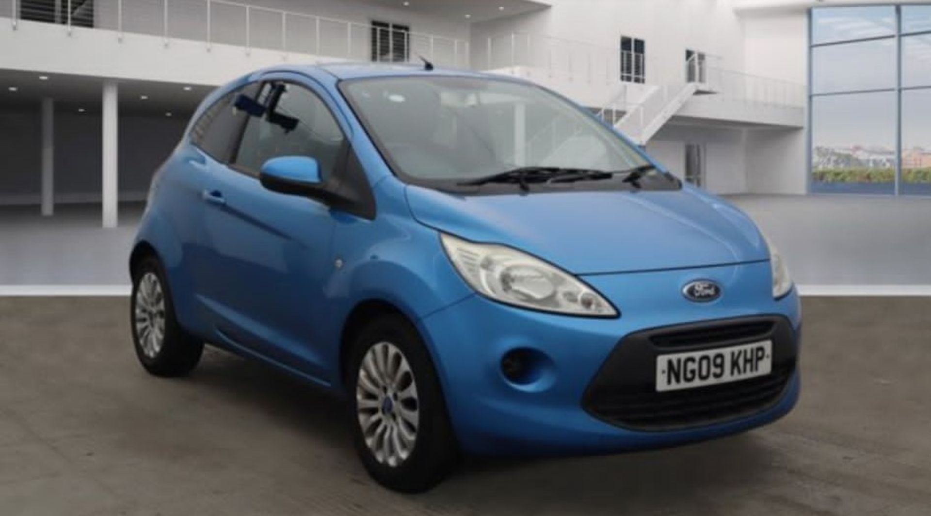 2009 FORD KA STYLE PLUS BLUE HATCHBACK *NO VAT* - Image 2 of 4