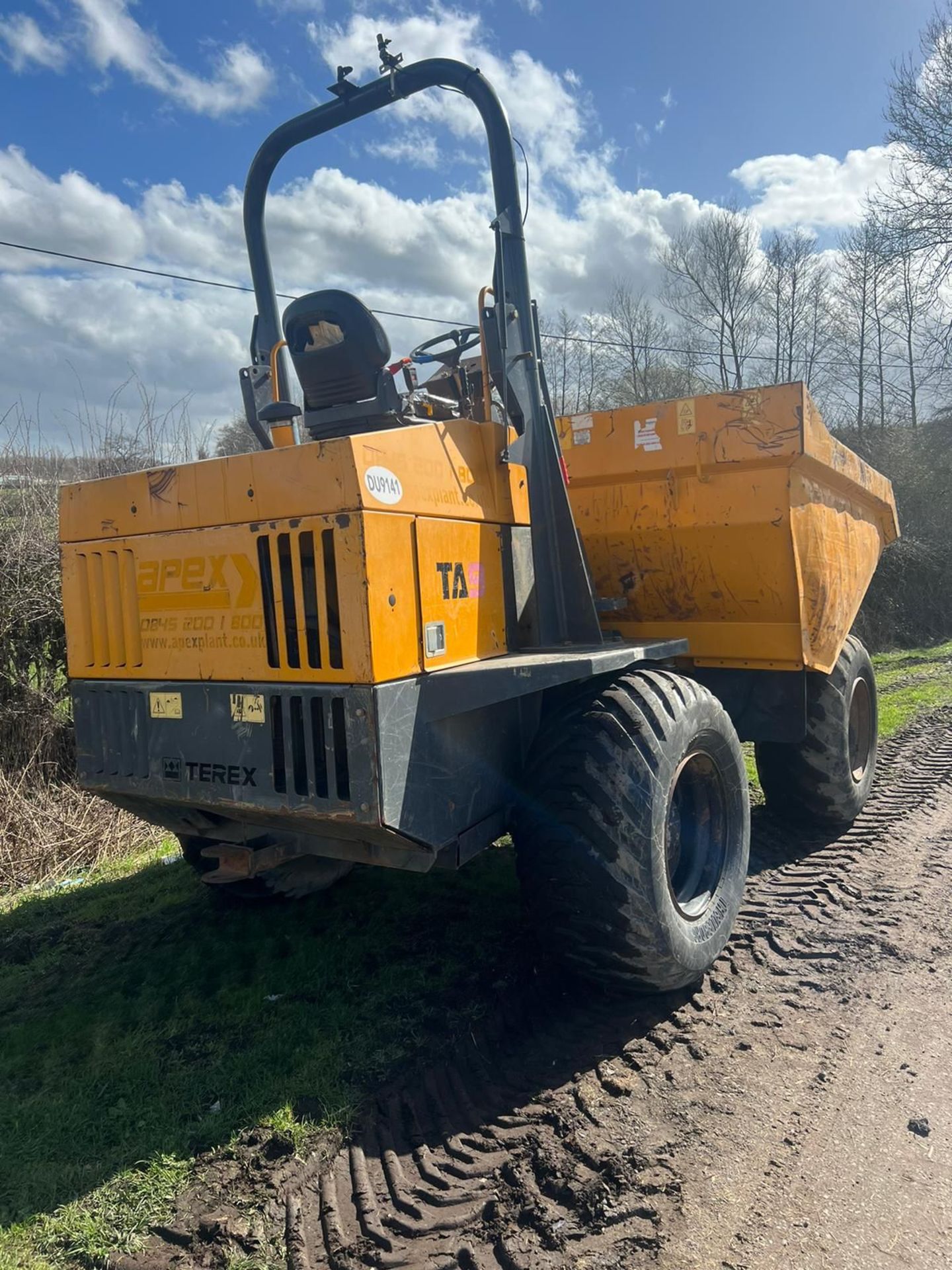 2014 TEREX 9 TON STRAIGHT TIP DUMPER *PLUS VAT* - Image 6 of 10