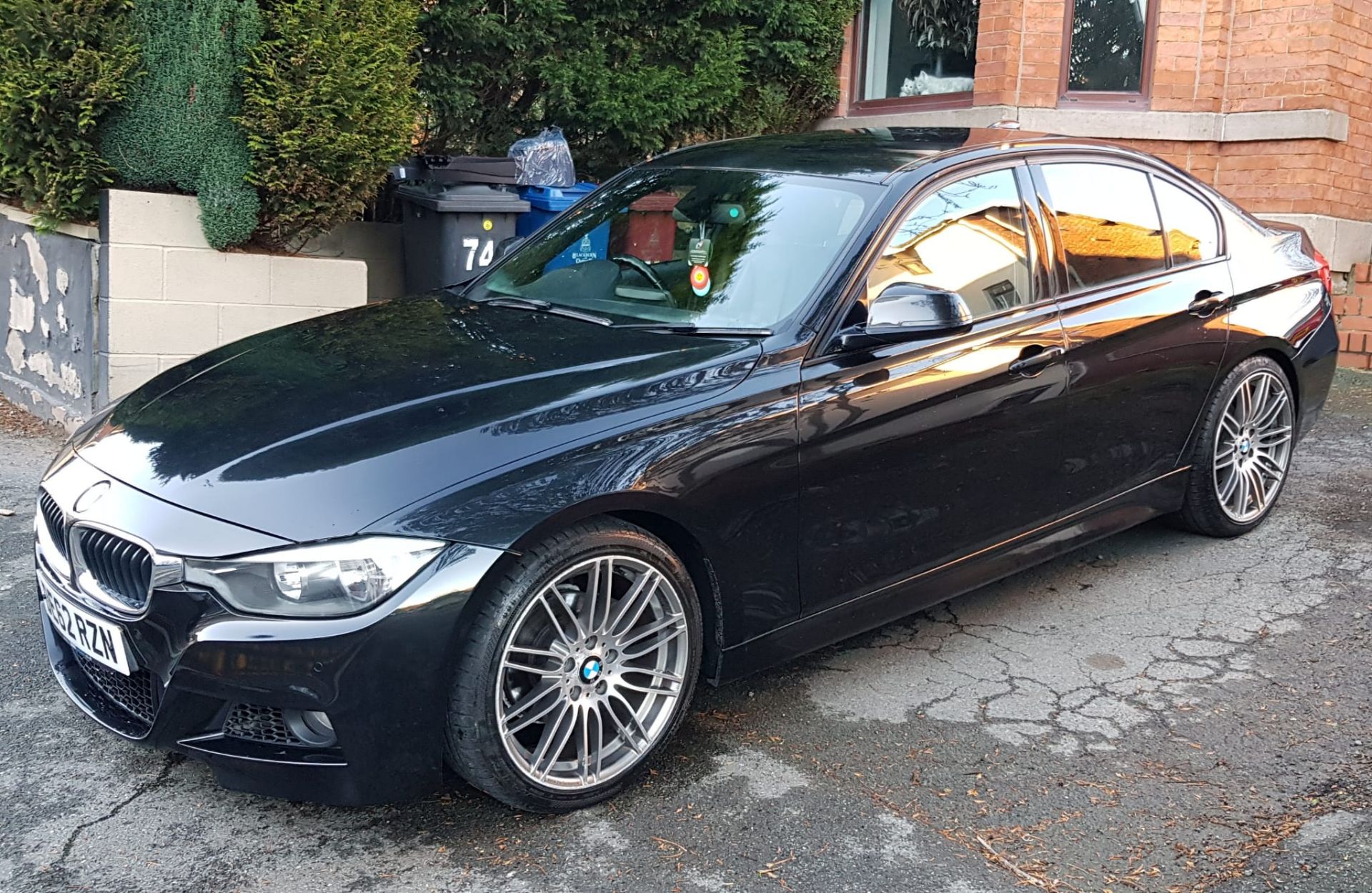 2012 BMW 320I XDRIVE M SPORT BLACK SALOON *NO VAT* - Image 3 of 14