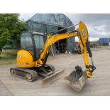 2013 JCB 8030ZTS 3 Tonne Mini Digger - X2 Buckets - Runs Drives Digs - Zero Tail Swing *PLUS VAT*