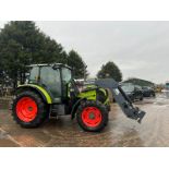 2010 CLASS AXIOS 330CX 92HP PREMIUM TRACTOR WITH QUICKE Q40 FRONT LOADER *PLUS VAT*