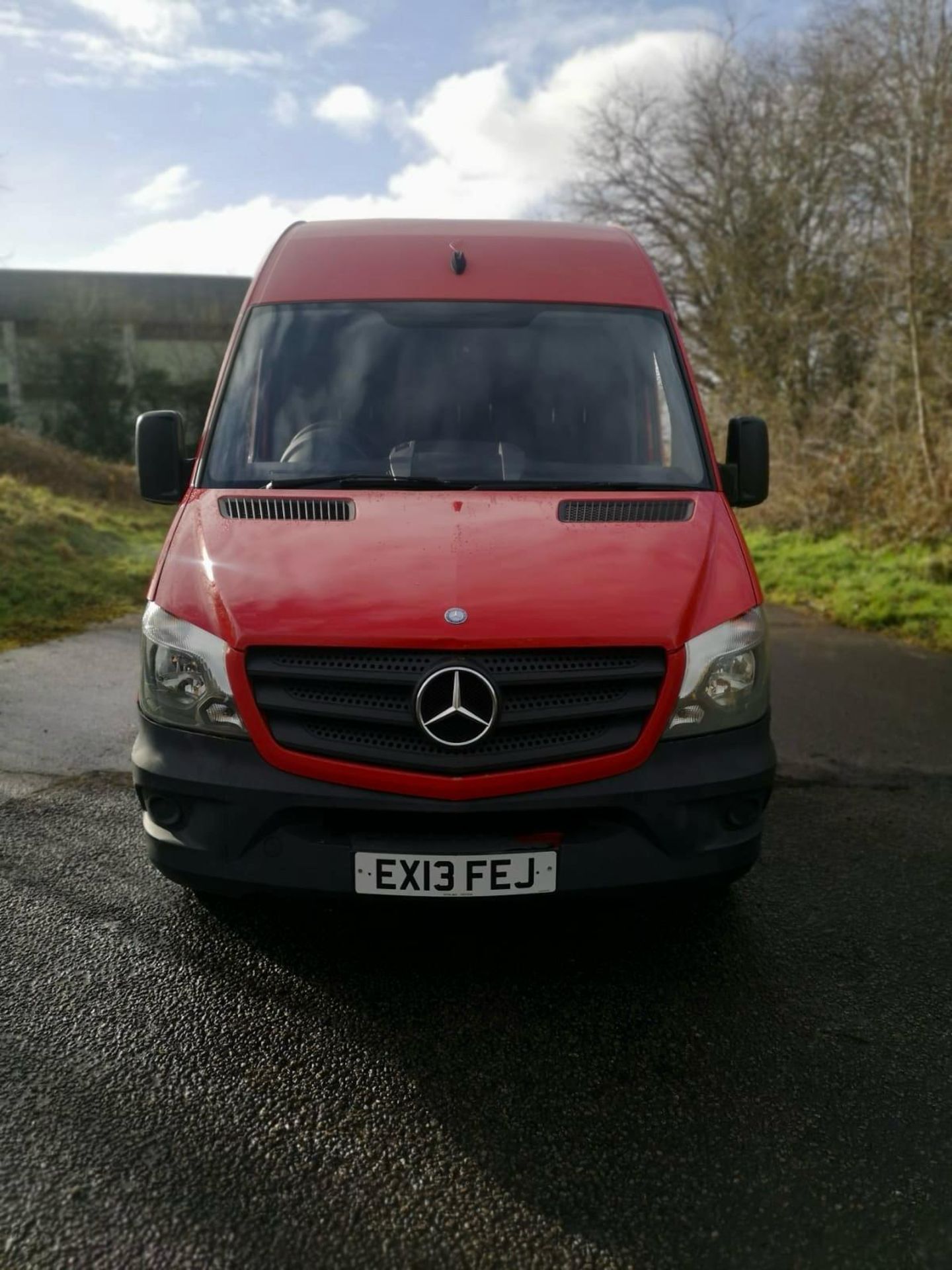 2013 MERCEDES-BENZ SPRINTER 313 CDI RED PANEL VAN *NO VAT* - Image 3 of 13