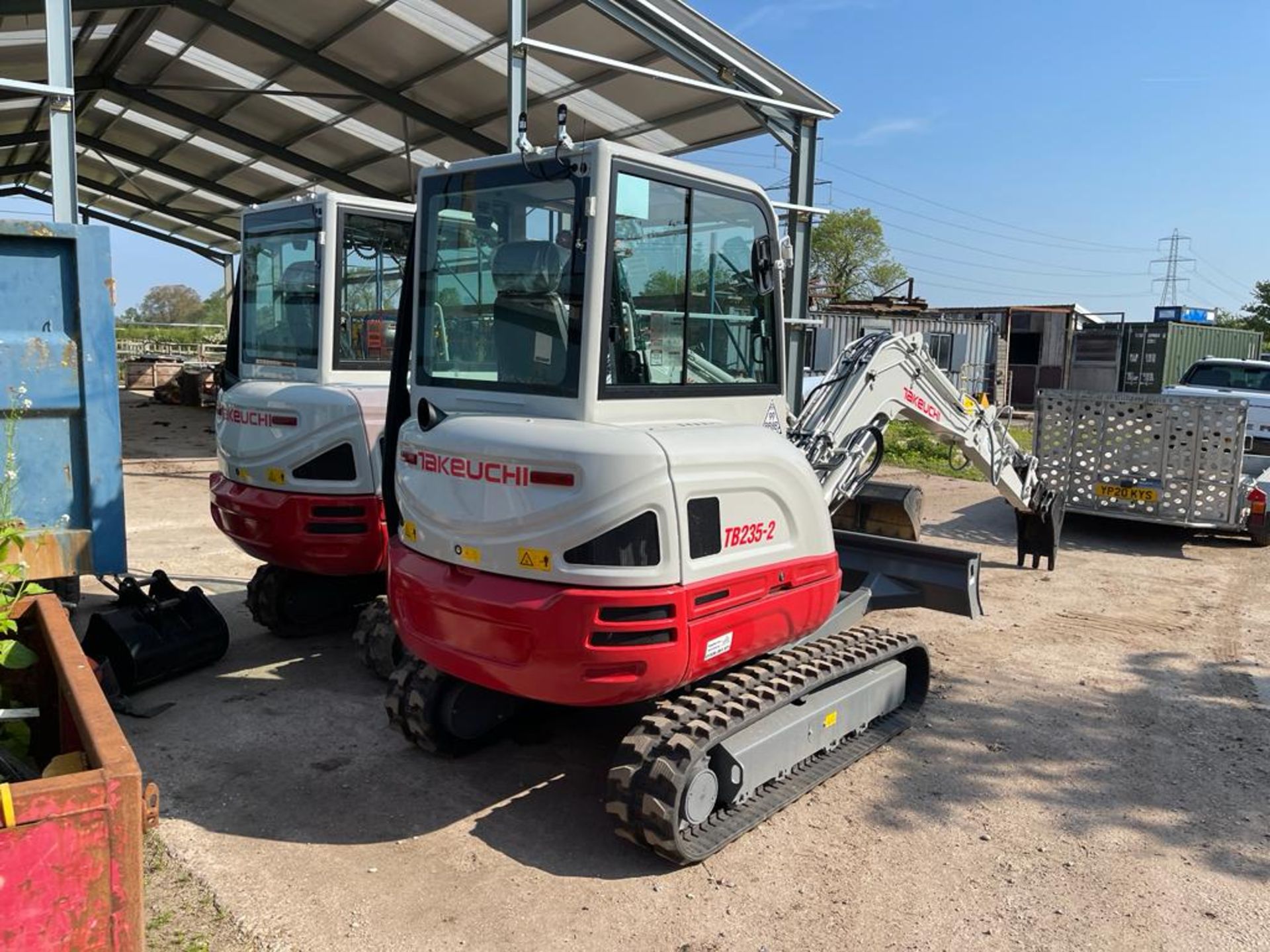 2021 ONLY 60 hrs ! Takeuchi TB235 -2 3.5 Ton Excavator HYD QUICK HITCH *PLUS VAT* - Image 3 of 5