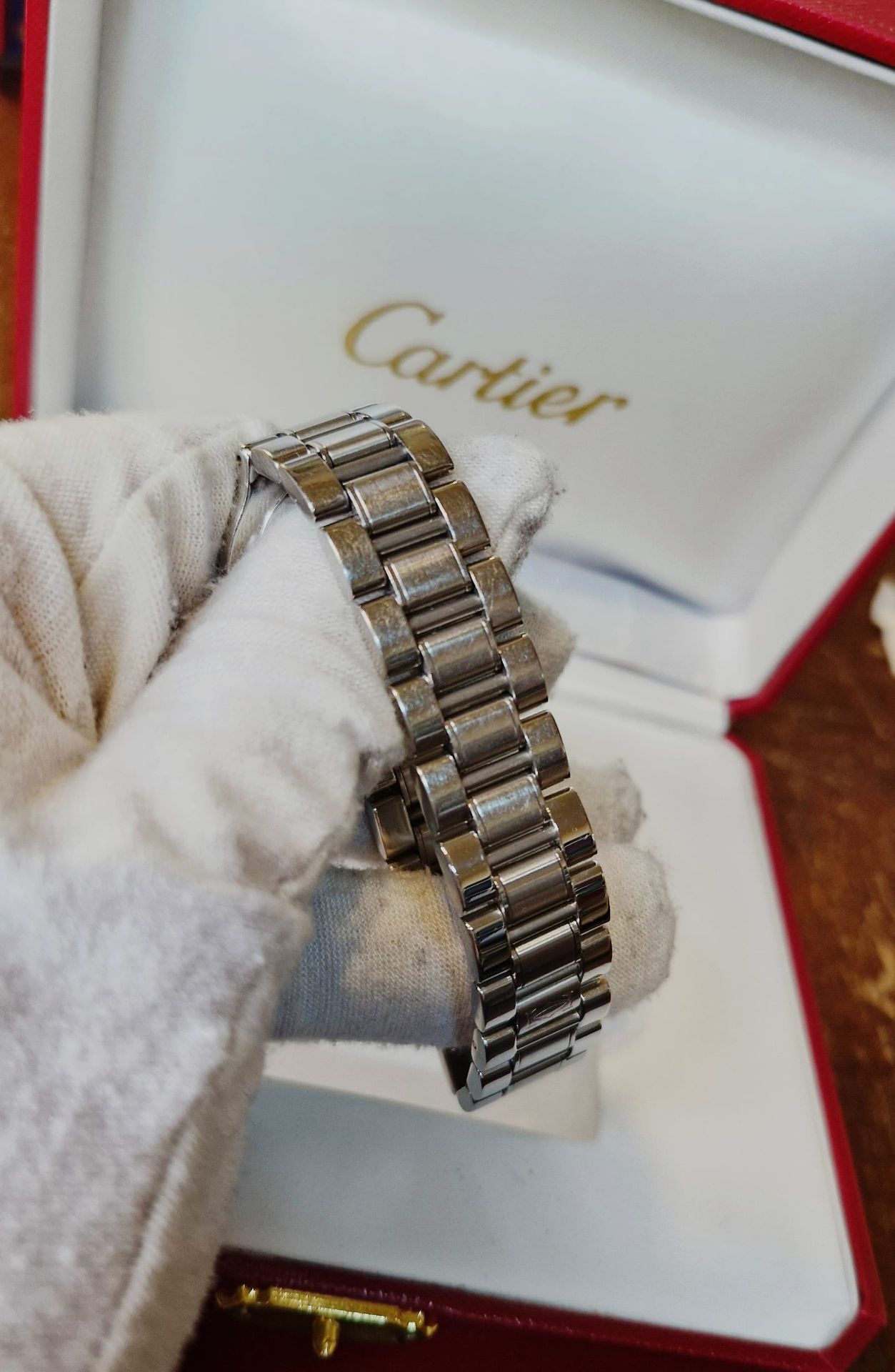 Cartier Ladies Watch Stainless Steel, Box & Papers, NO VAT - Image 2 of 9