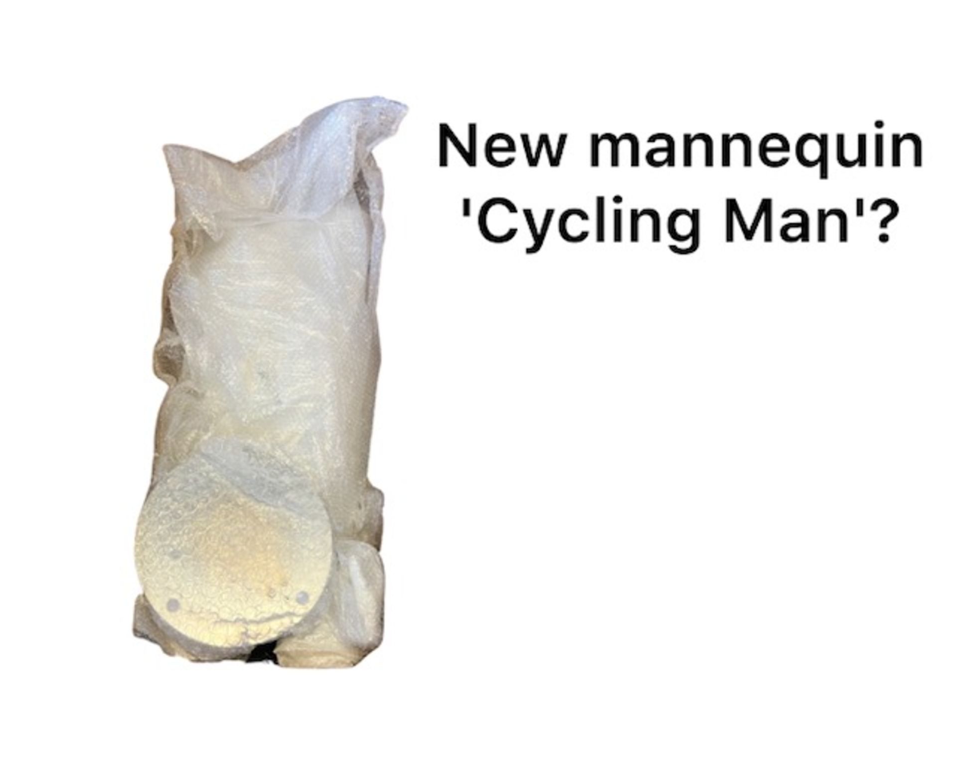 New boxed Professional Mannequin - 'cycling man'? *NO VAT* - Bild 2 aus 3