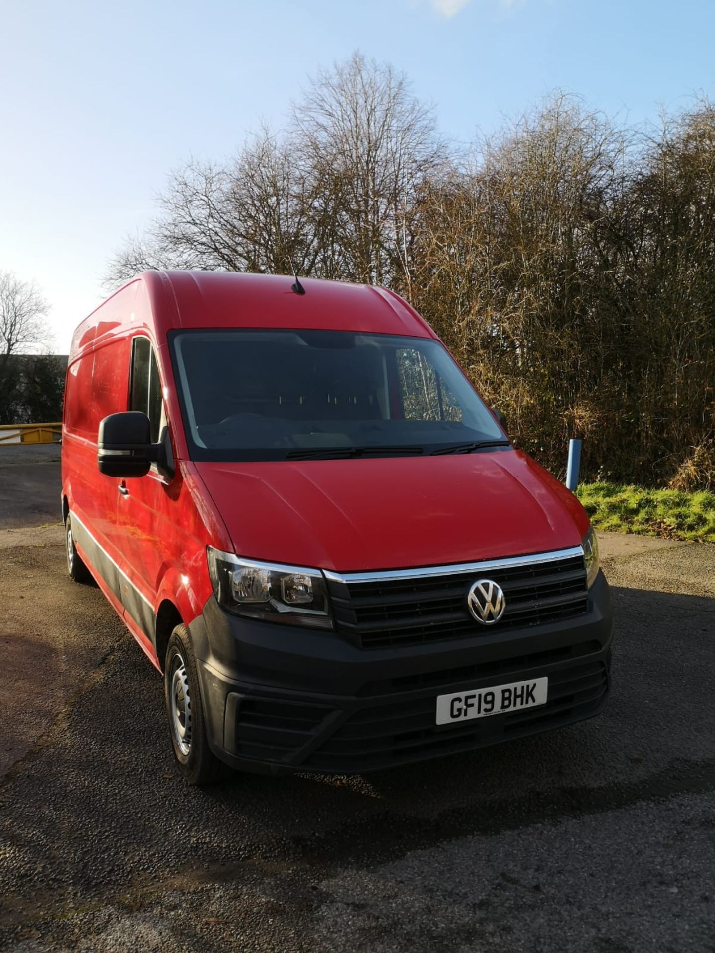 2019/19 REG VOLKSWAGEN CRAFTER CR35 STARTLINE TDI 2.0 DIESEL RED PANEL VAN, SHOWING 1 FORMER KEEPER - Image 5 of 13