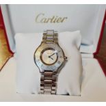 Cartier Ladies Watch Stainless Steel, Box & Papers, NO VAT