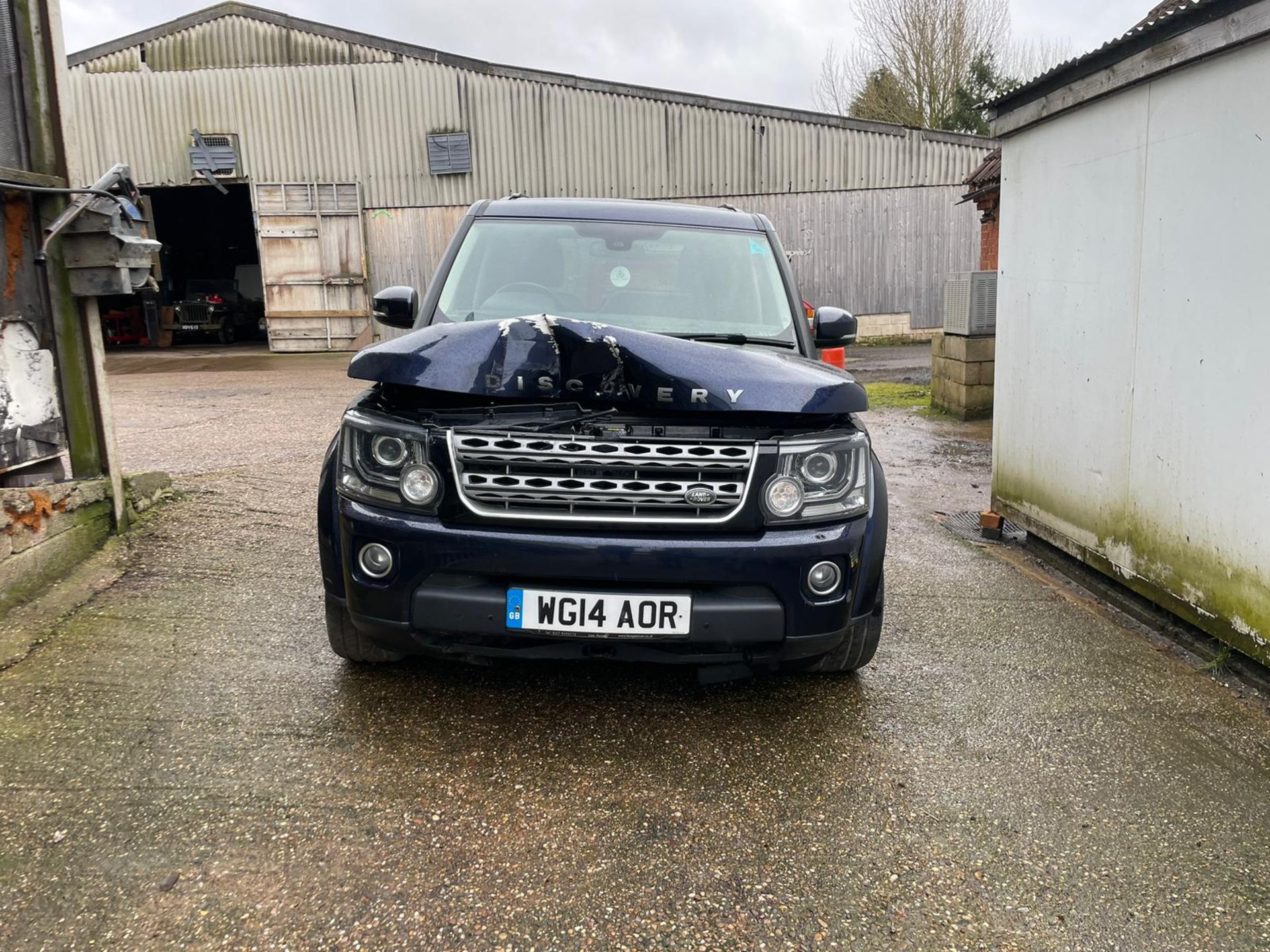 2014 LAND ROVER DISCOVERY XS SDV6 AUTO BLUE CAR DERIVED VAN - NON RUNNER PROJECT WITH PARTS *NO VAT* - Image 2 of 13