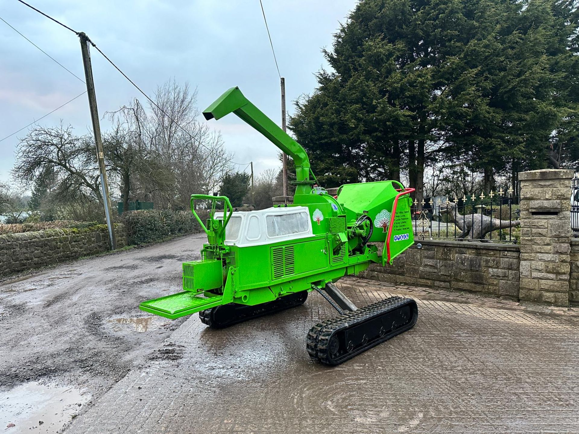 2009 GREENMECH SAFE TRACK STC19-28MT50 11î SLOPE/BANK TRACKED WOOD CHIPPER *PLUS VAT* - Image 6 of 19