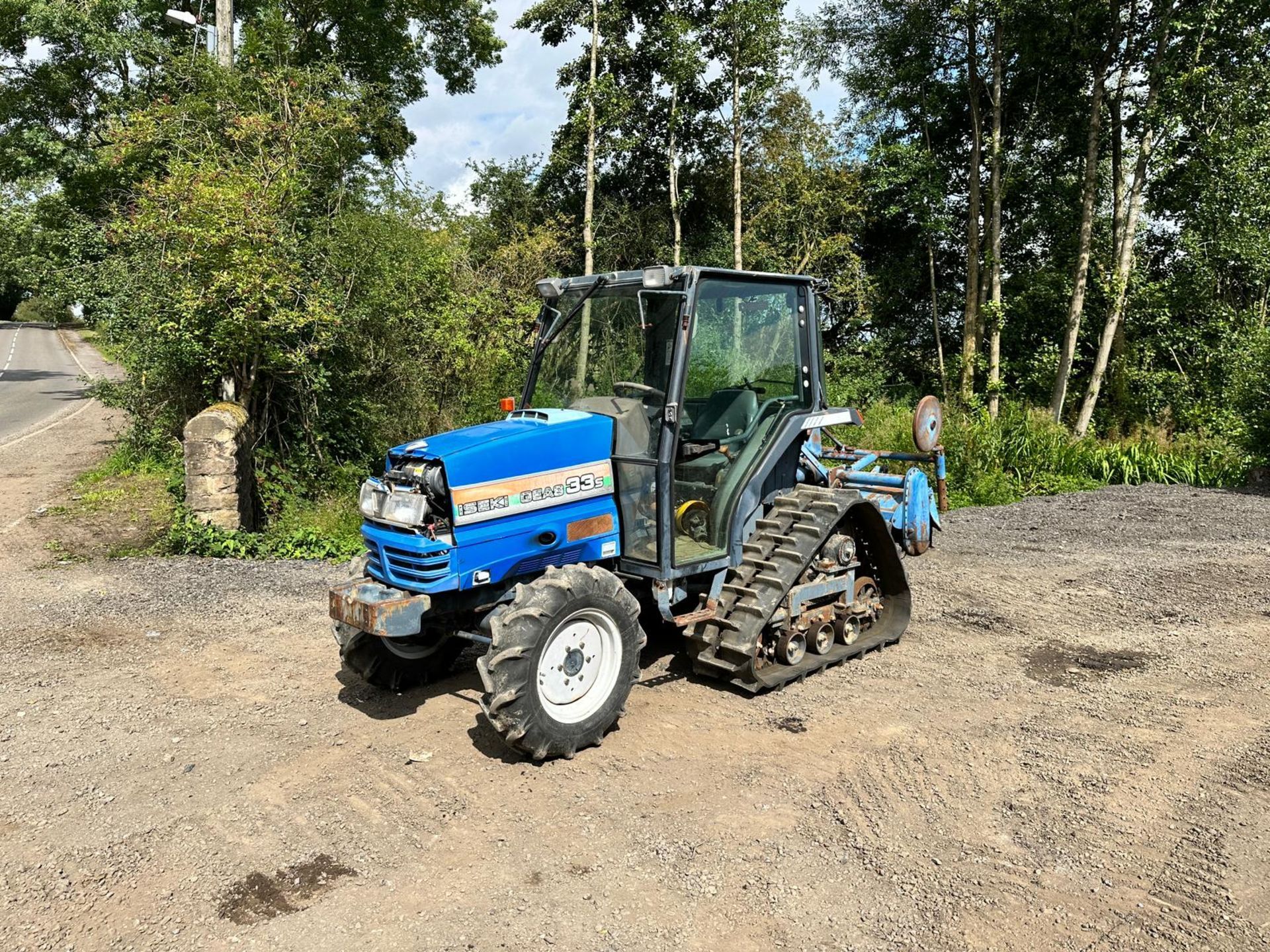 ISEKI GEAS 33S SEMI TRACKED CRAWLER TRACTOR WITH ROTAVATOR *PLUS VAT* - Image 3 of 22