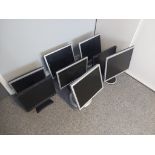 9x Untested LCD Monitors, Varying Manufacturers, No Reserve *NO VAT*