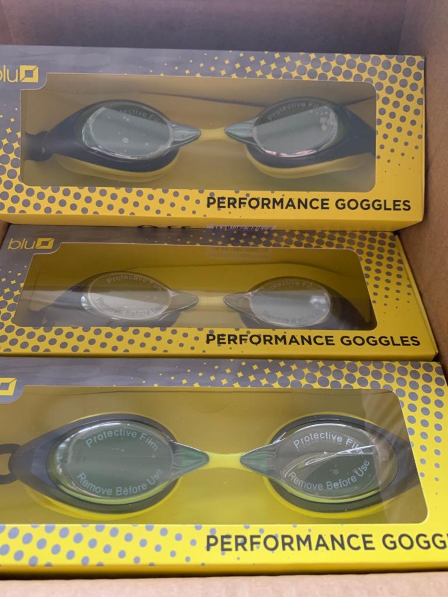 Box of 36 Green Swimming Goggles RRP £12.99 each *NO VAT*