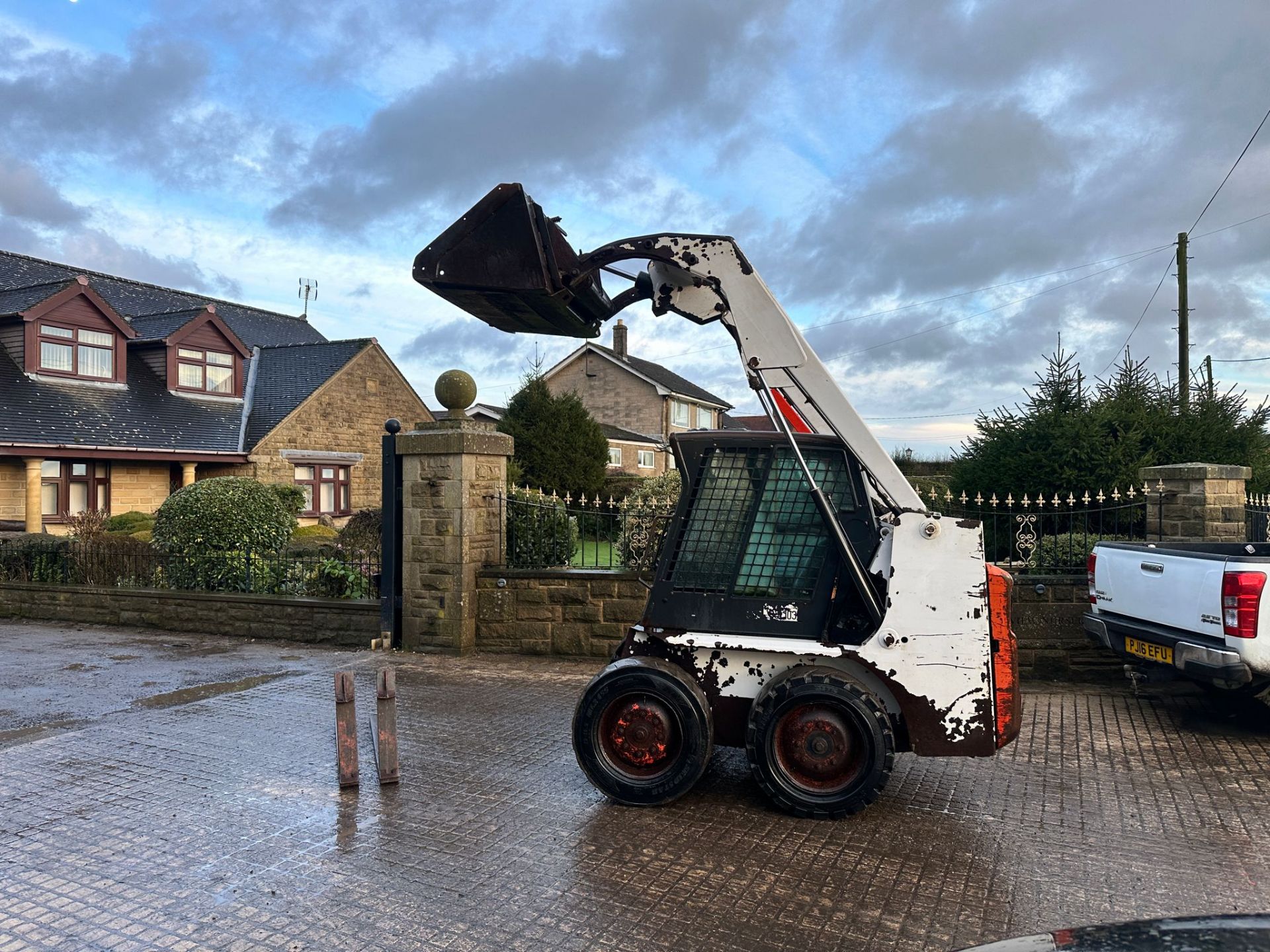 BOBCAT 753 WHEELED SKIDSTEER LOADER WITH BUCKET AND PALLET FORKS *PLUS VAT* - Bild 5 aus 15