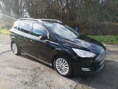 2017 FORD GRAND C-MAX TITANIUM TDCI AUTO BLACK 7 SEATER MPV *NO VAT*