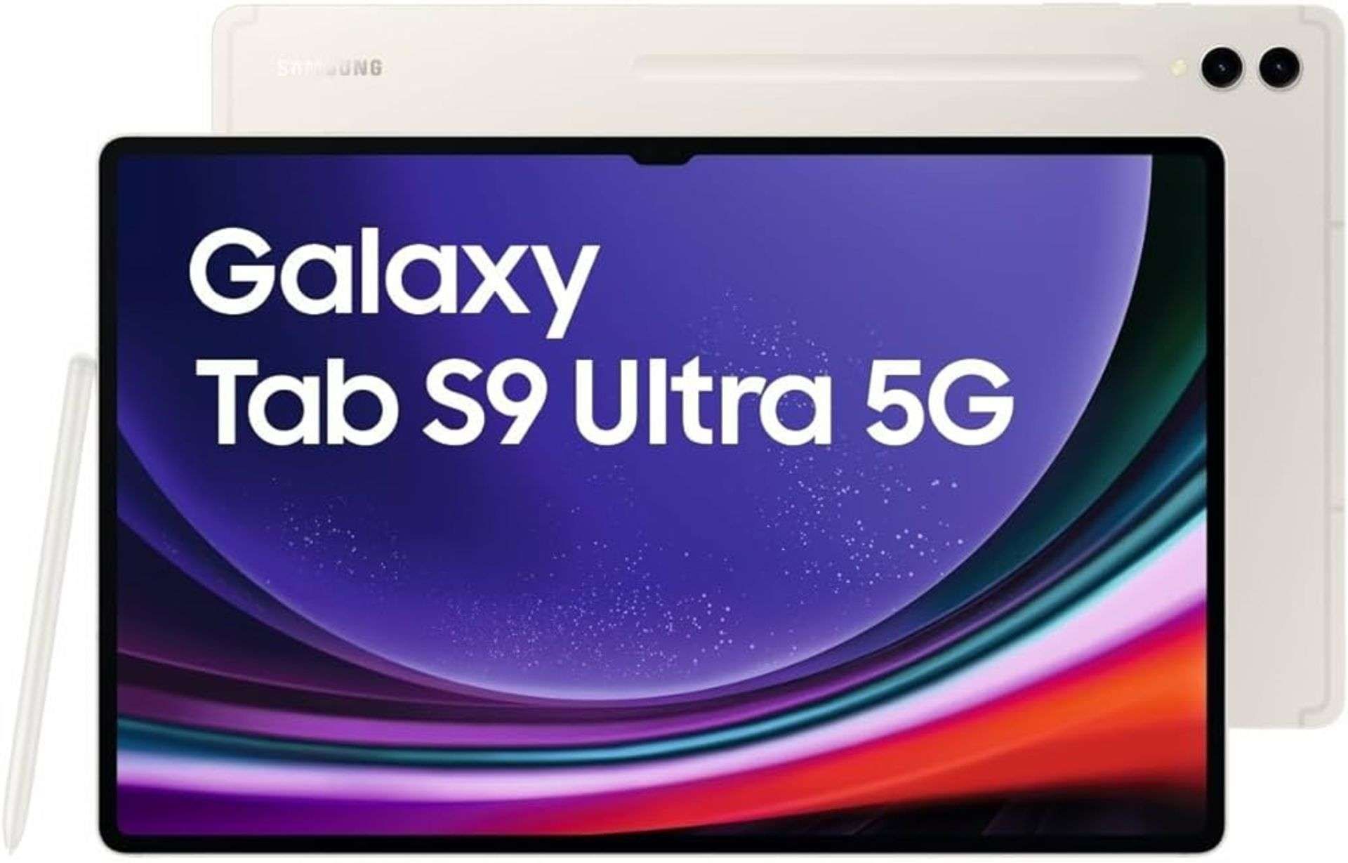 Samsung Galaxy Tab S9 Ultra 512GB 14.6" 5G (With Box & Pen) - Beige, Unlocked *NO VAT*