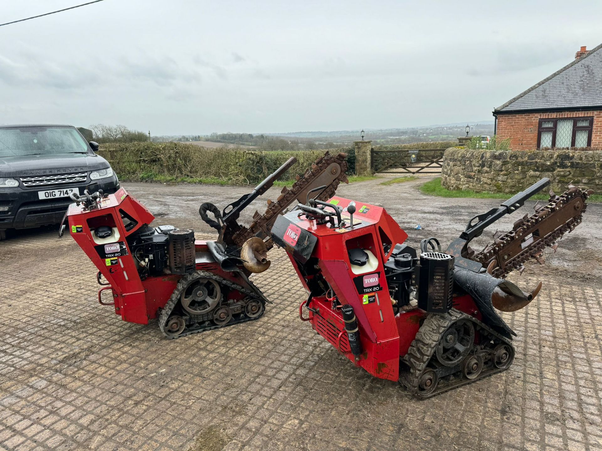 2013 TORO TRX20 TRACKED PEDESTRIAN TRENCHER *PLUS VAT* - Image 9 of 14