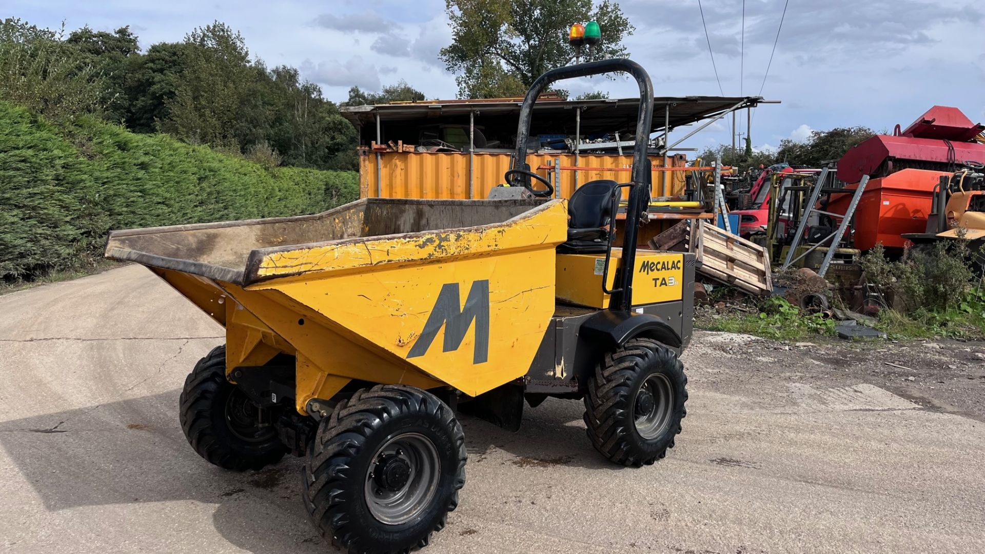 2018 Mecalac TA3 3 Ton Straight Tip Dumper *PLUS VAT* - Bild 2 aus 5