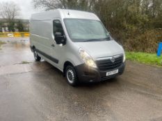 NEW MOT! 2017/17 REG VAUXHALL MOVANO L2H2 F3300 CDTI 2.3 DIESEL SILVER MANUAL PANEL VAN *NO VAT*