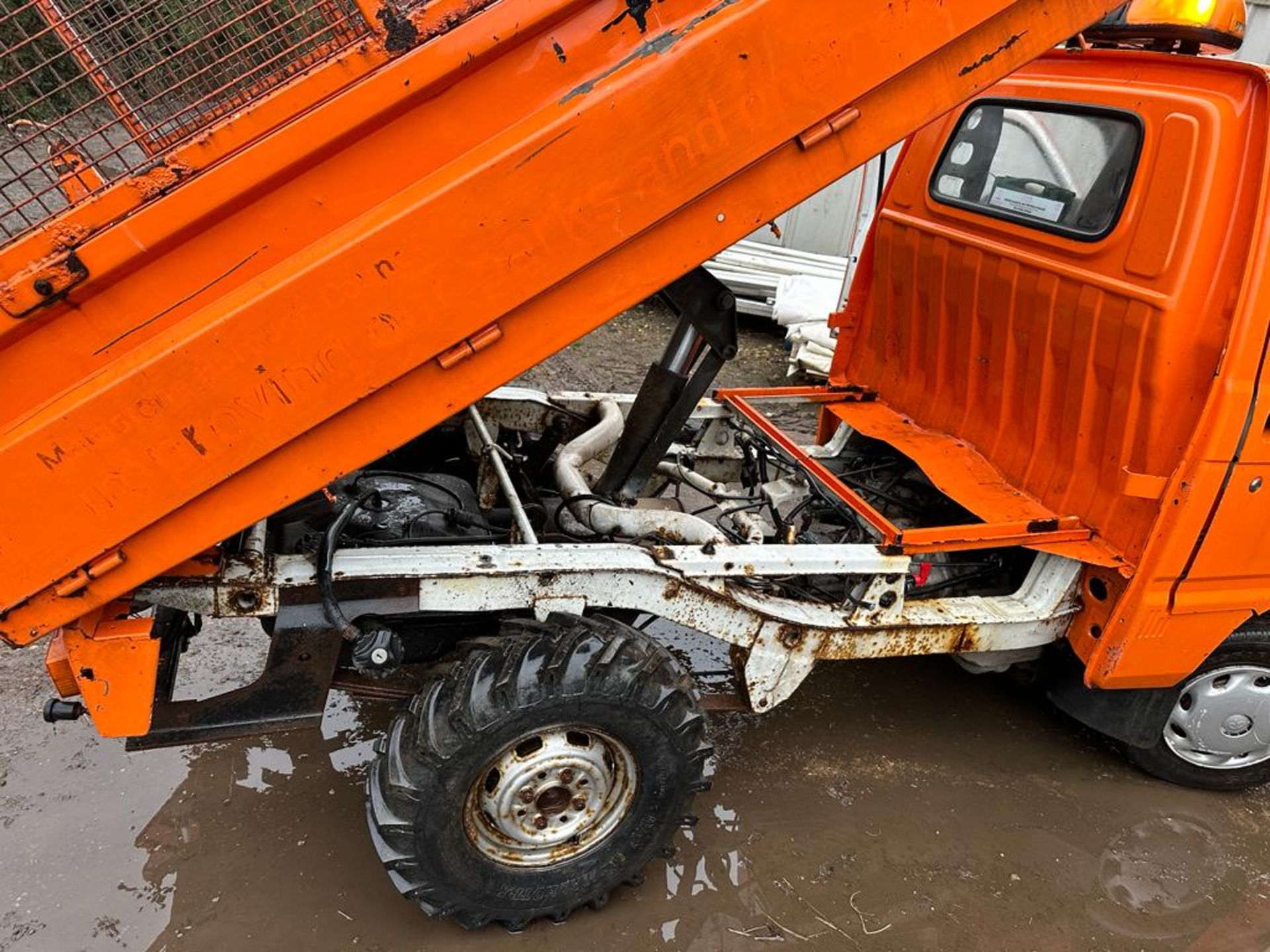 2008 PIAGGIO PORTER ORANGE PICK UP TIPPER *NO VAT* - Image 7 of 13