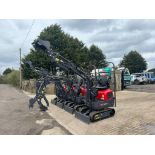 NEW/UNUSED 2024 KINGKONG K12 MINI EXCAVATOR WITH MANUAL THUMB GRAB ATTACHMENT *PLUS VAT*