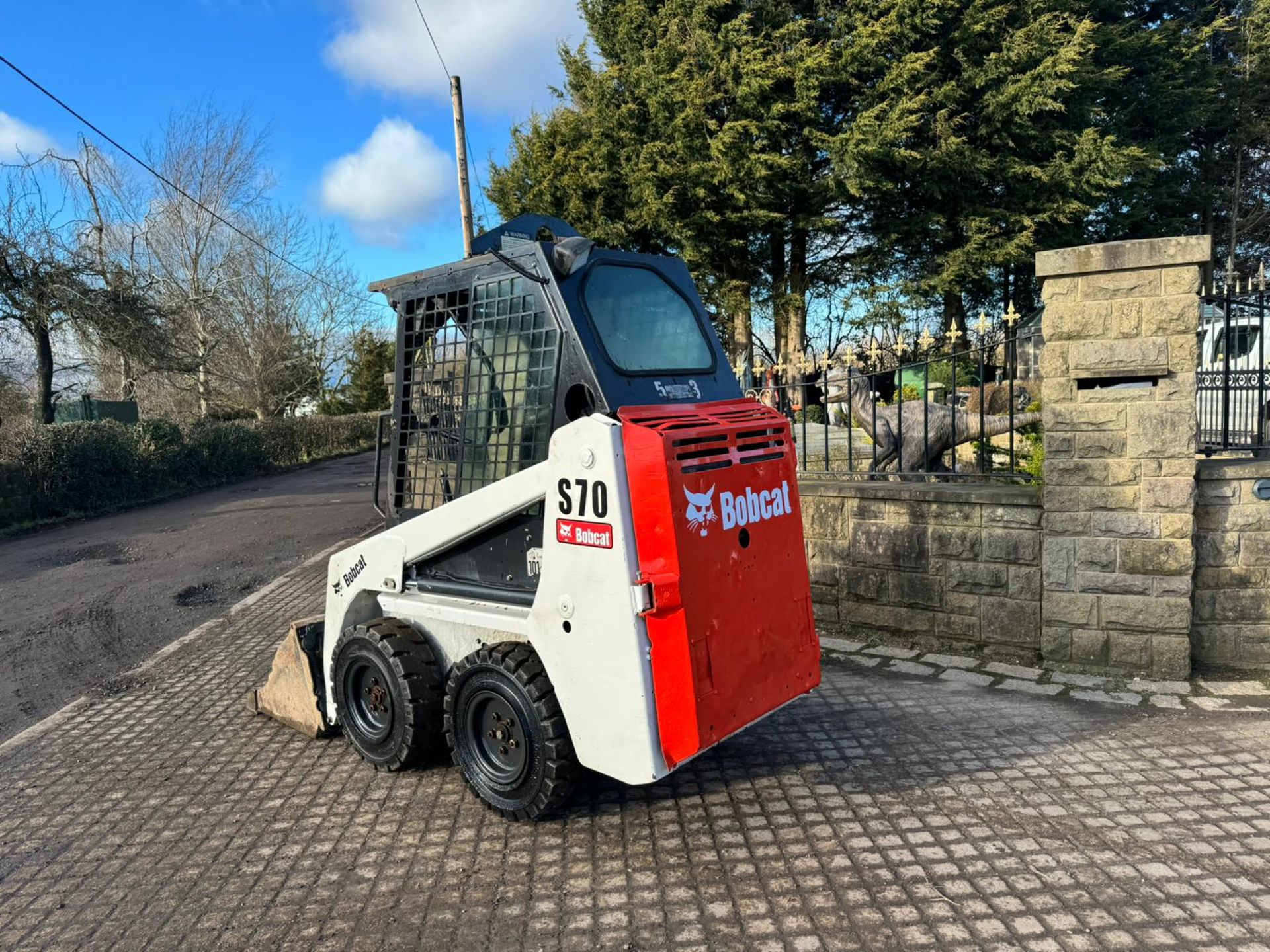 2015 BOBCAT S70 COMPACT WHEELED SKIDSTEER LOADER *PLUS VAT* - Bild 4 aus 18