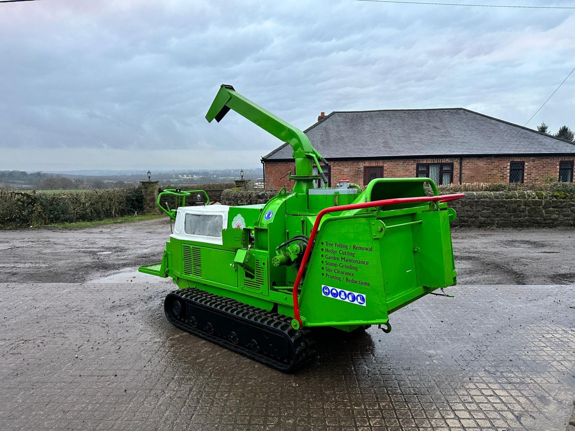 2009 GREENMECH SAFE TRACK STC19-28MT50 11î SLOPE/BANK TRACKED WOOD CHIPPER *PLUS VAT* - Bild 3 aus 19