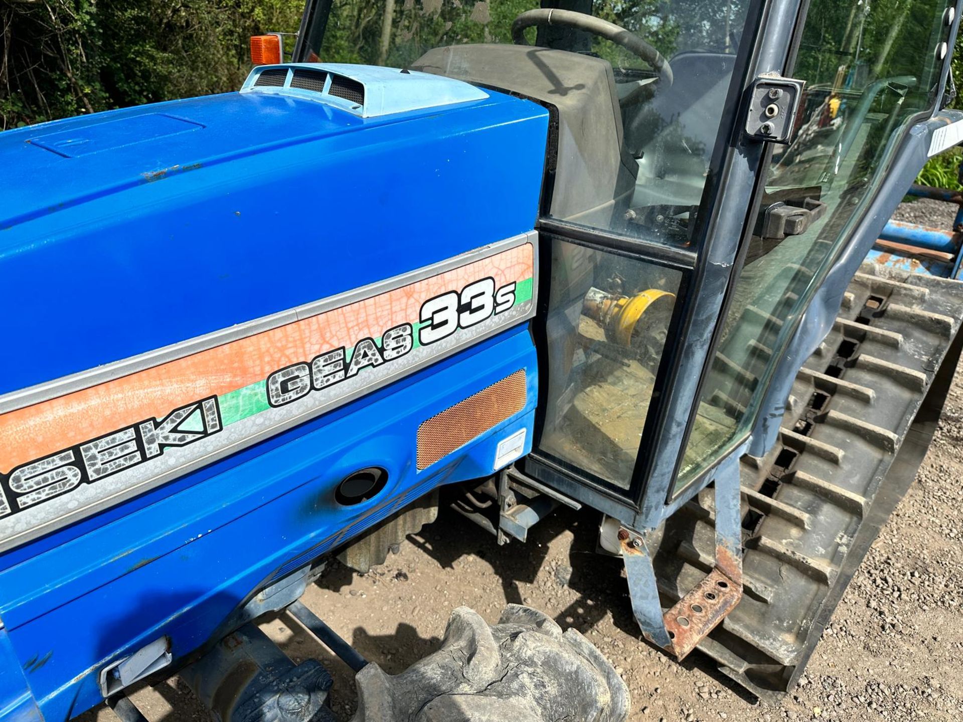 DS - ISEKI GEAS 33S SEMI TRACKED CRAWLER TRACTOR WITH ROTAVATOR *PLUS ...