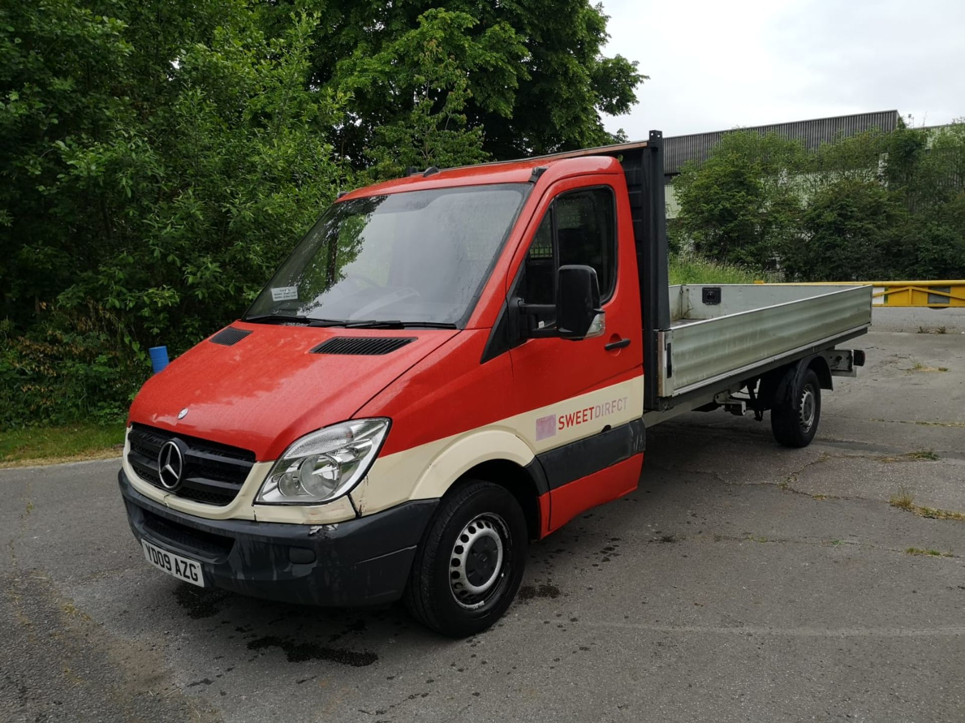 2009/09 REG MERCEDES SPRINTER 311 CDI LWB 2.2 DIESEL DROPSIDE, SHOWING 1 FORMER KEEPER *NO VAT* - Bild 3 aus 11